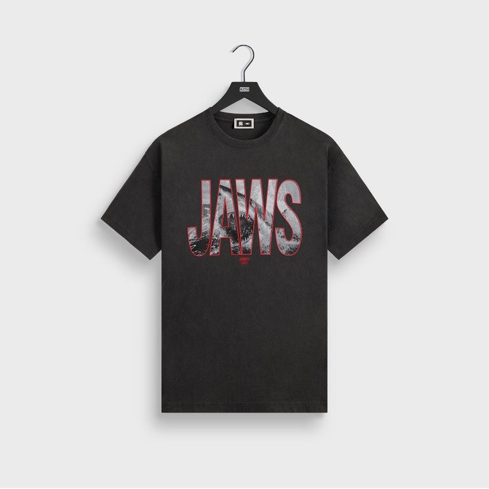 トップス Kith for JAWS Main Poster Vintage Tee Kith Merch Store Kith For Jaws Main Poster Vintage Tee