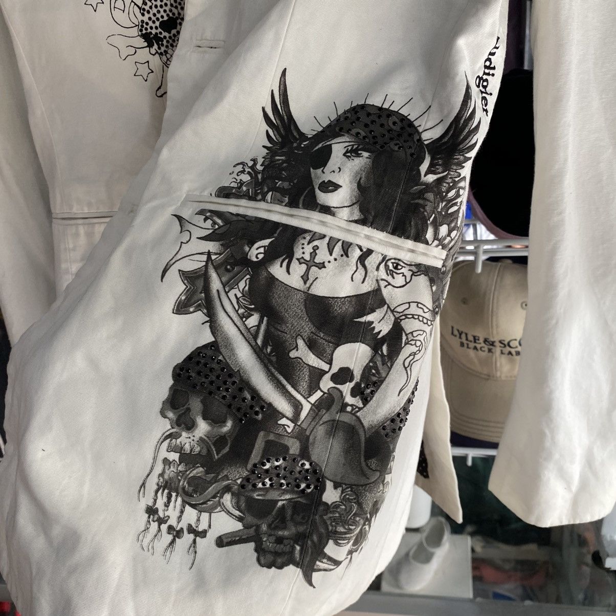 Christian Audigier × Ed Hardy Ed Hardy By Christian Audigier Blazer - Small Size 40S - 12 Thumbnail