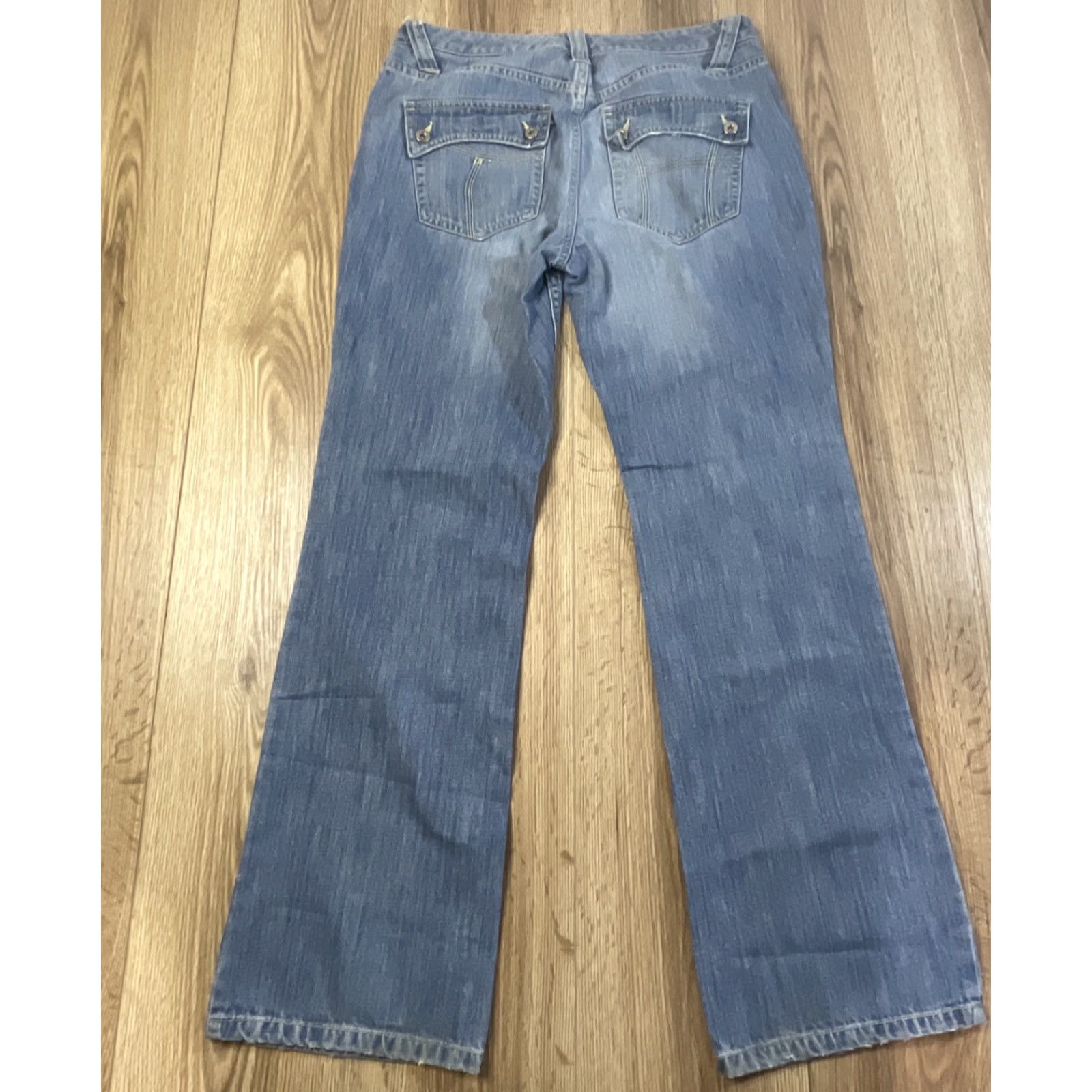 Tommy Hilfiger Tommy Hilfiger Jeans Womens 8 Blue Flared Medium Wash Stretch Denim Size 30" / US 8 / IT 44 - 2 Thumbnail
