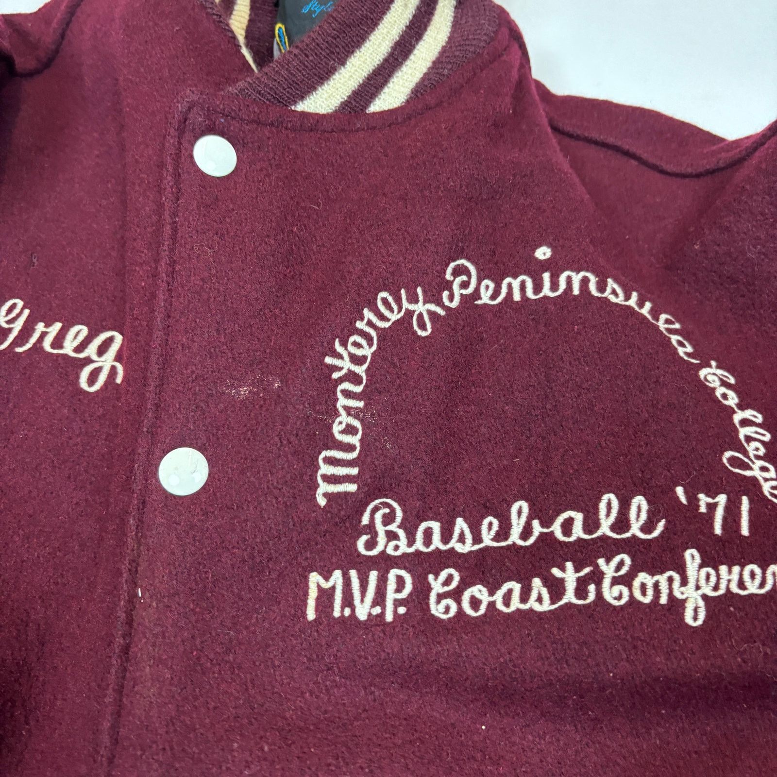 Champion Vintage 60s 1971 Champion Running Man Varsity Jacket XL Size US XL / EU 56 / 4 - 14 Thumbnail