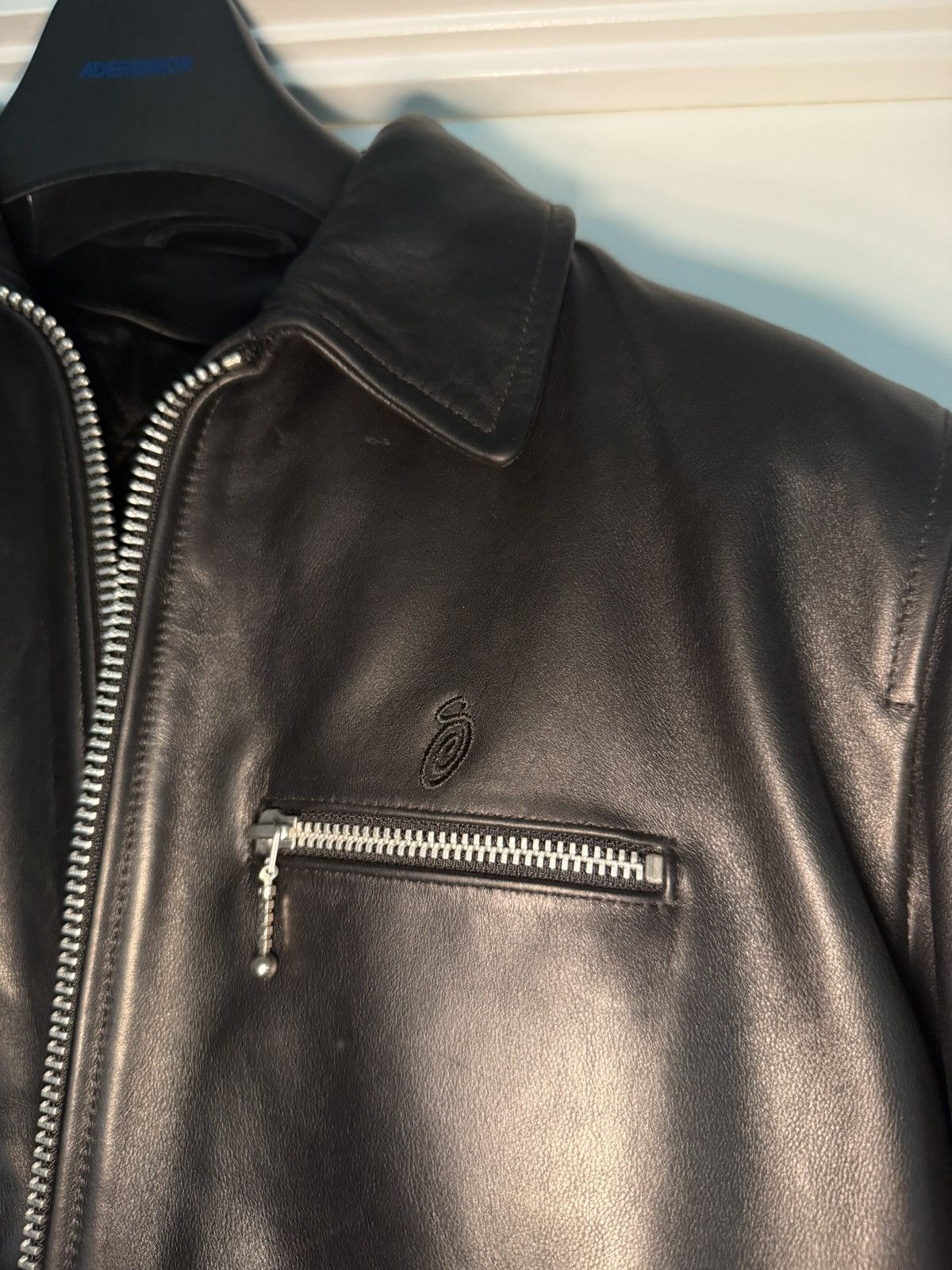 Stussy STUSSY LEATHER BING JACKET Size US S / EU 44-46 / 1 - 5 Thumbnail