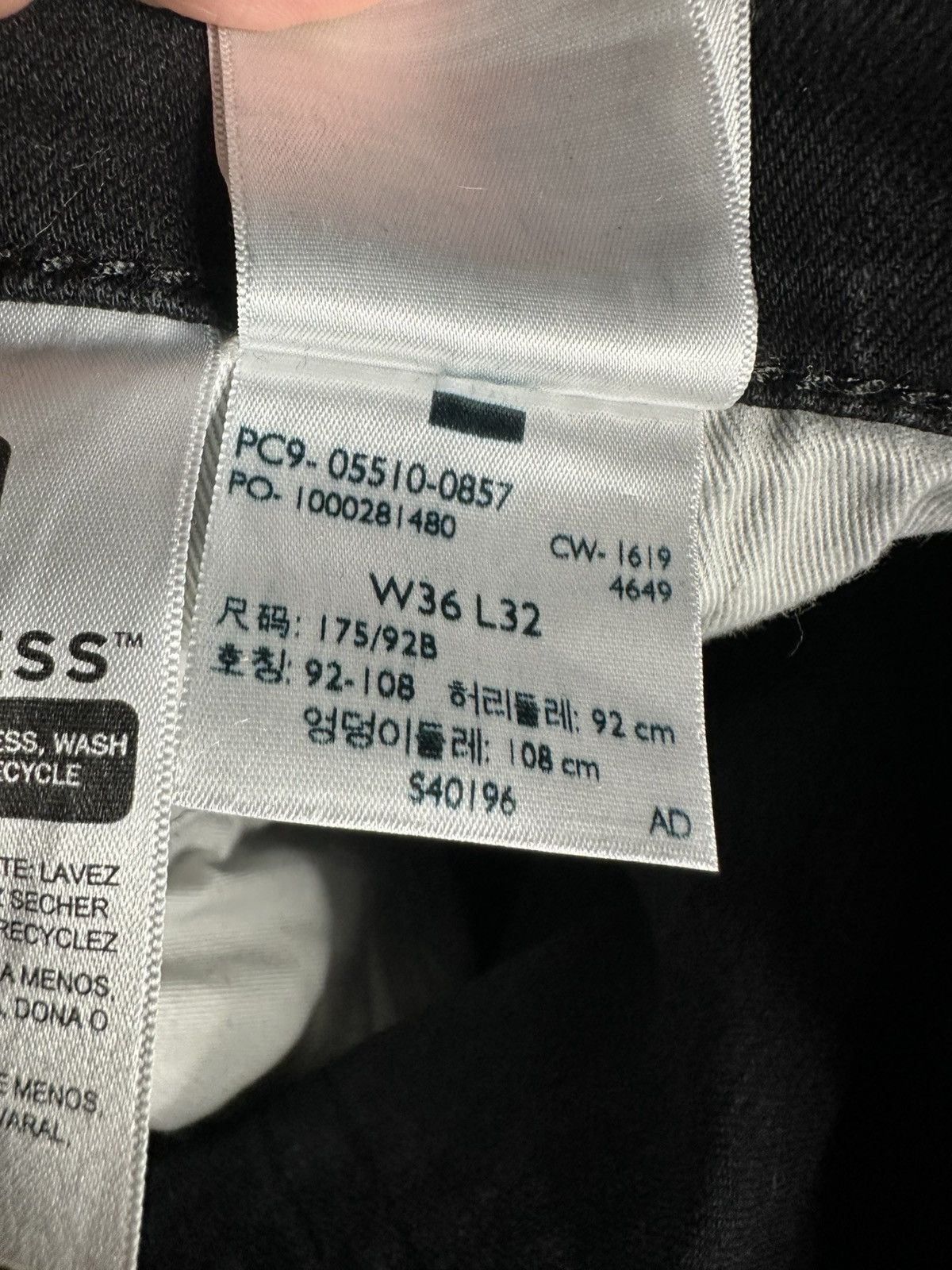 Levi's Levi’s Premium Black Jeans W36 L32 Men’s Denim Pants Size US 36 / EU 52 - 5 Thumbnail