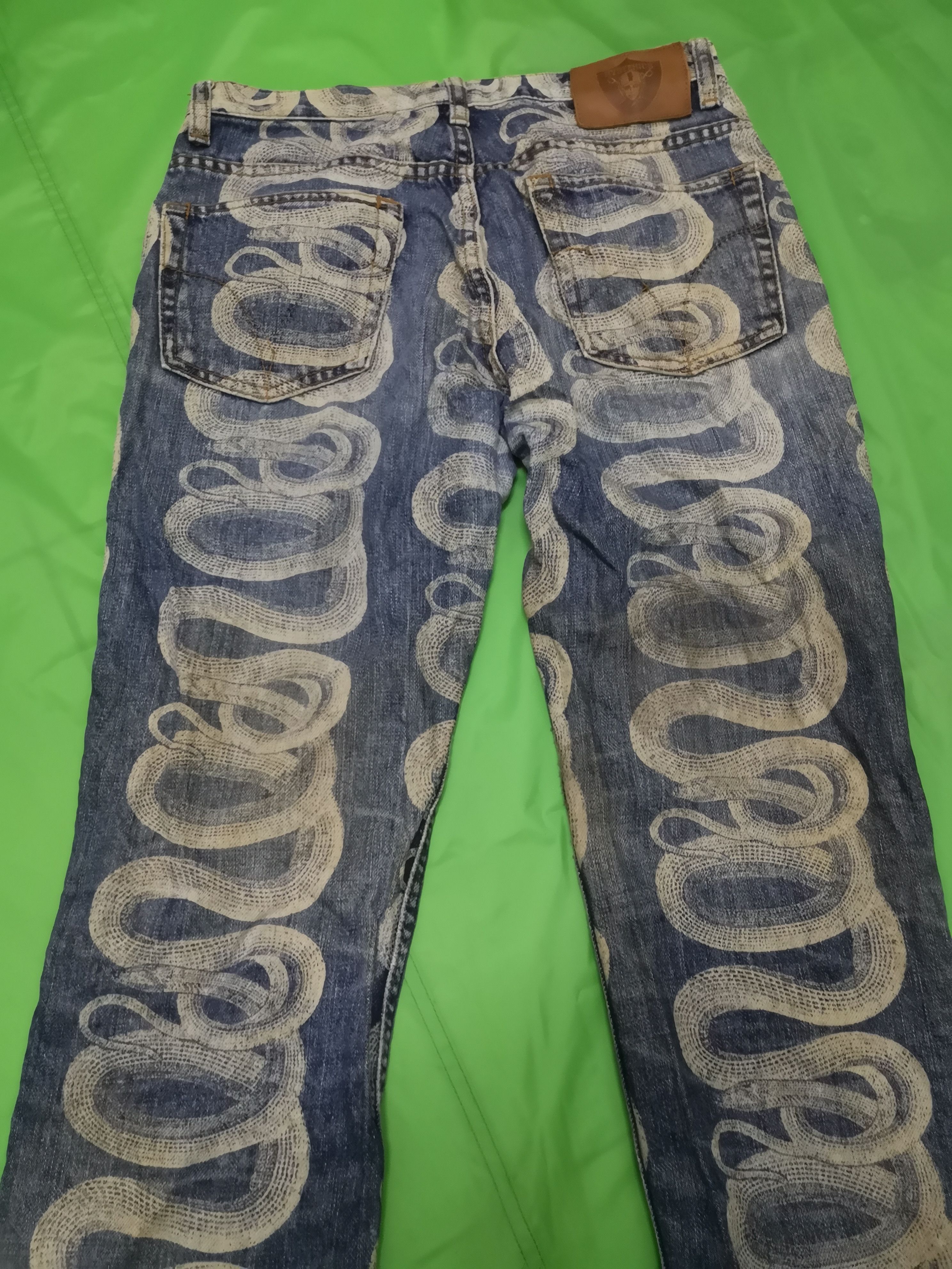 Hysteric Glamour × Japanese Brand Vintage Hysteric Glamour Snake Prints Size 28" / US 6 / IT 42 - 3 Thumbnail