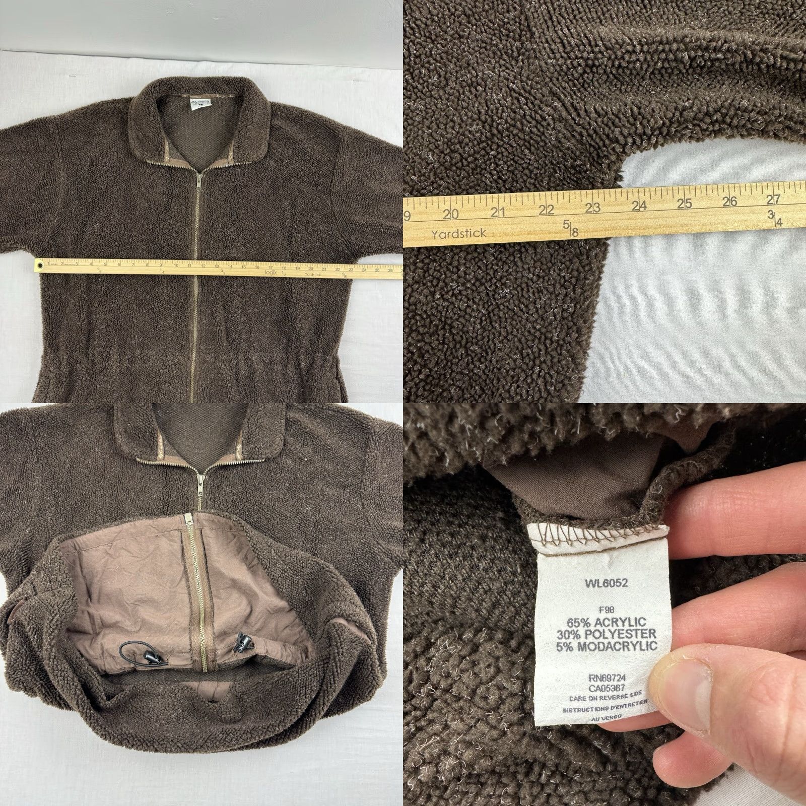 Vintage VINTAGE Columbia Fleece Jacket Womens Large Brown 90s Casual Outdoor Full Zip Size L / US 10 / IT 46 - 8 Thumbnail