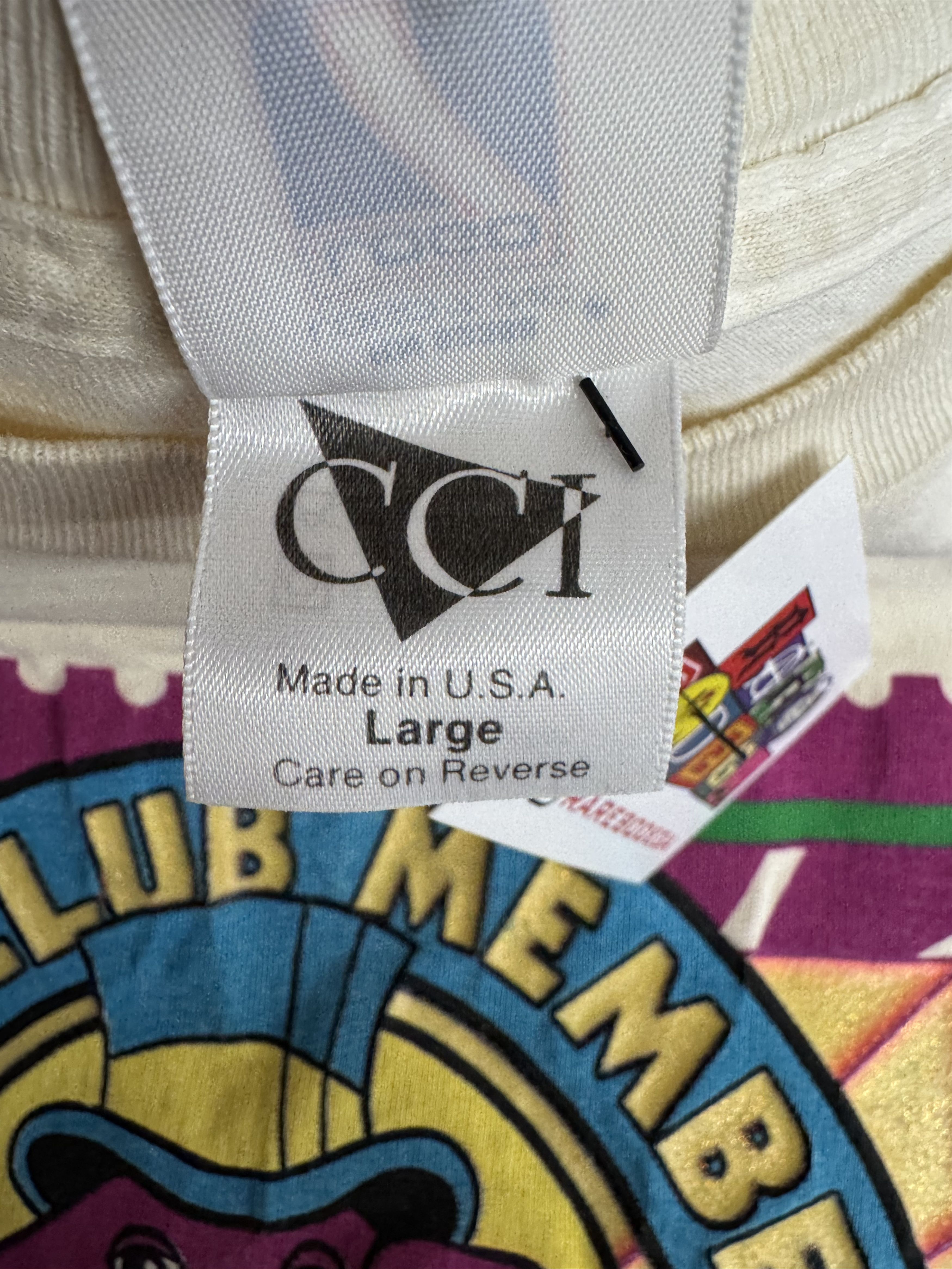 Logo 7 Vintage Barney Fan Club Tee Size US L / EU 52-54 / 3 - 3 Thumbnail
