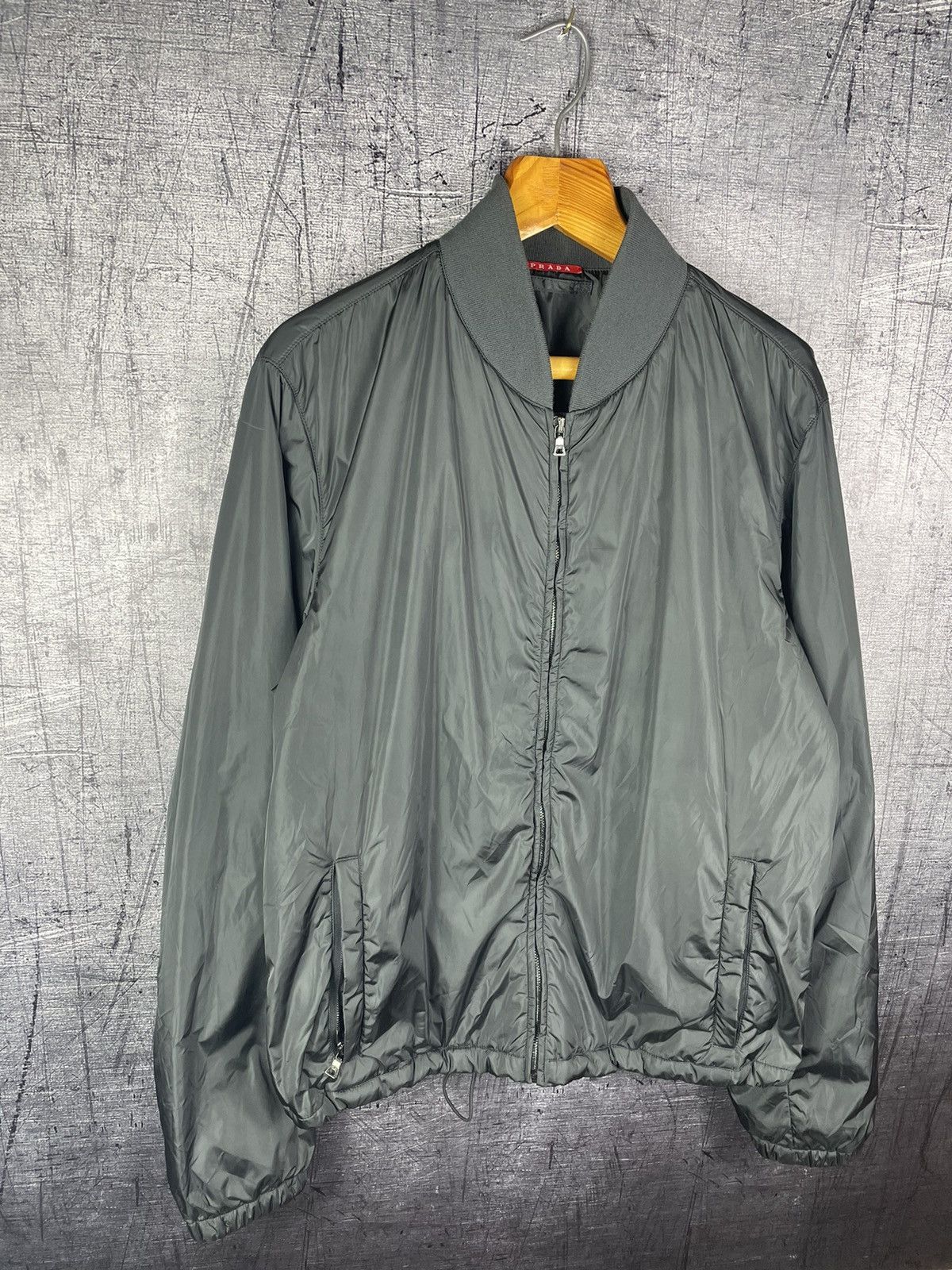 Prada Vintage Prada Black Tab Nylon Bomber Jacket 00’s Size US L / EU 52-54 / 3 - 2 Thumbnail