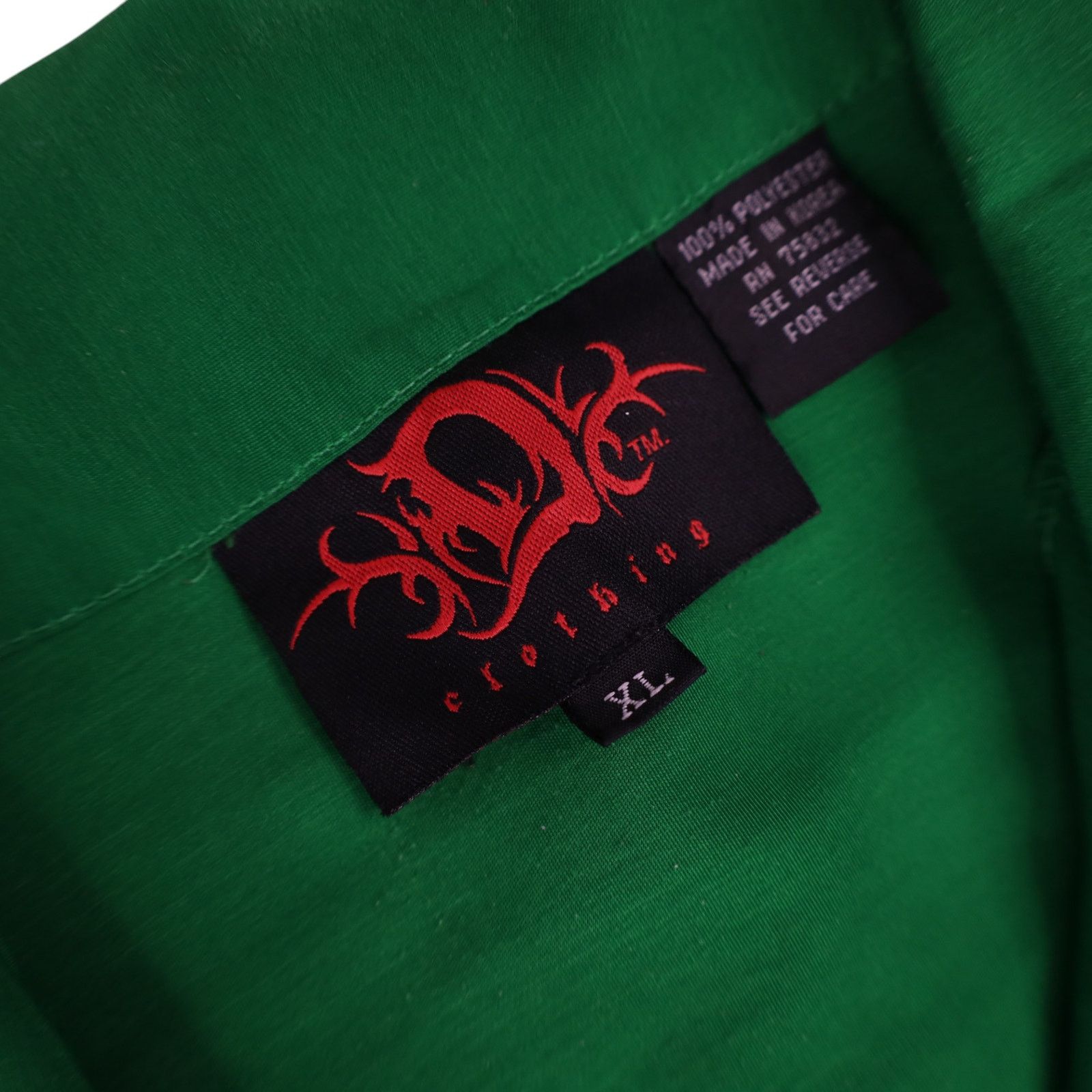 DC × Vintage Vintage Y2k DC Clothing Polyester Joker Card Button Up Shirt Size US XL / EU 56 / 4 - 7 Thumbnail