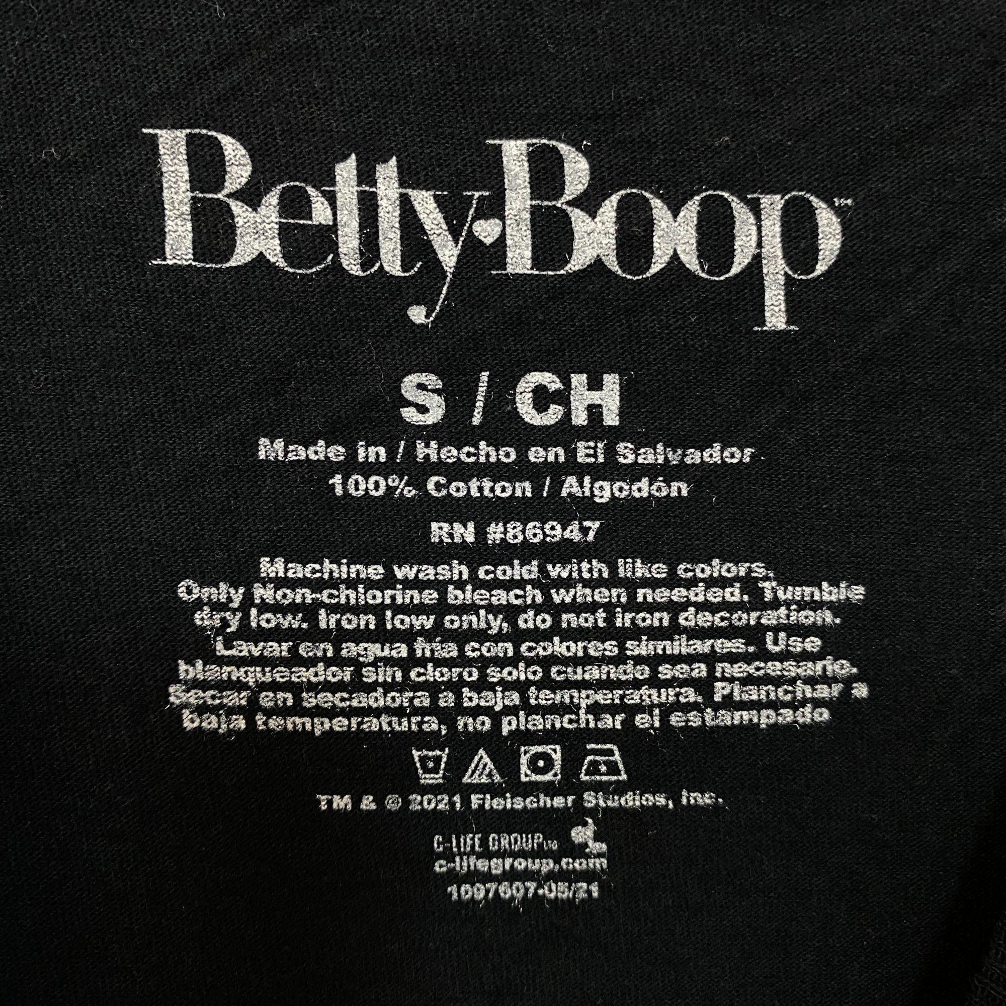 Other Betty Boop Heroine Of Hearts Graphic Design T-Shirt Small Size US S / EU 44-46 / 1 - 4 Thumbnail