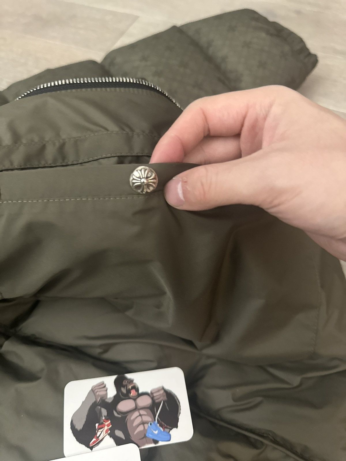 Chrome Hearts Chrome Hearts Puffer Jacket Olive Monogram Size US L / EU 52-54 / 3 - 14 Thumbnail