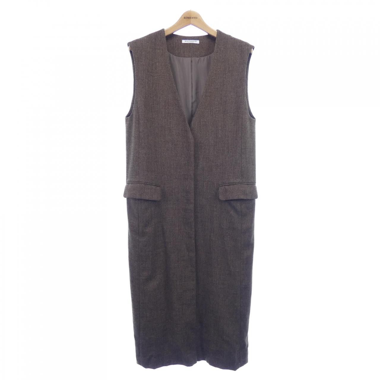 United Arrows United Arrows Beauty&Youth Long Vest Textile Outerwear DUTY FREE for USA Size ONE SIZE - 1 Thumbnail