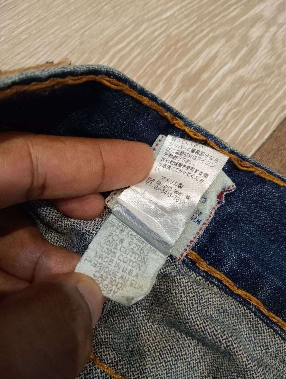 True Religion VINTAGE TRUE RELIGION WASHED BLUE DENIM PANTS Size US 29 - 14 Thumbnail