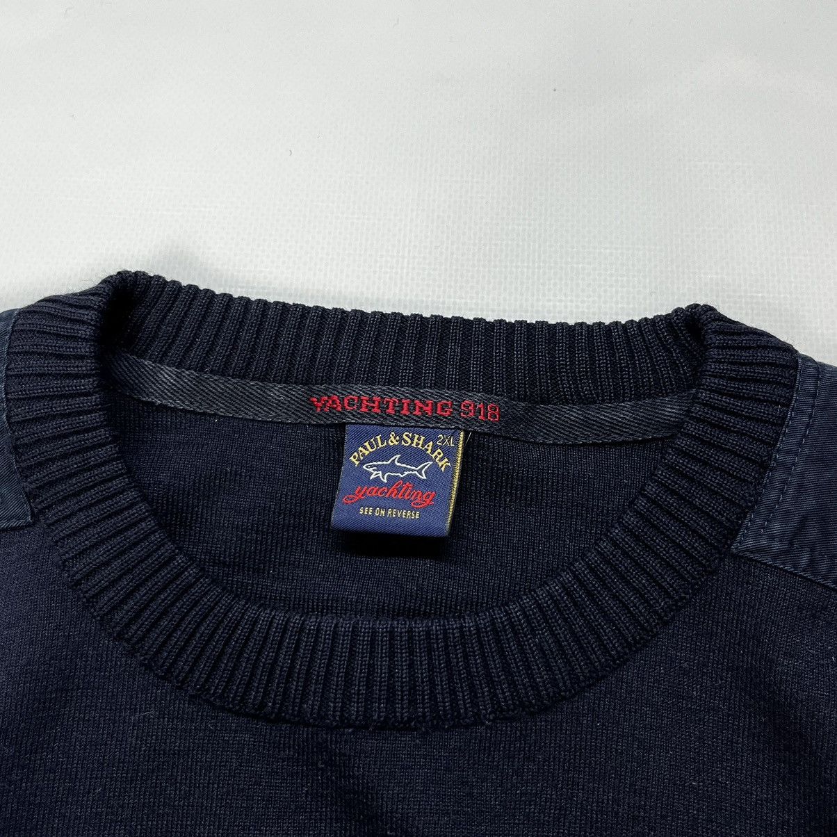 Paul & Shark Paul&Shark Yachting Sweater Acrylic Merino wool Crew Neck Size US XL / EU 56 / 4 - 4 Thumbnail