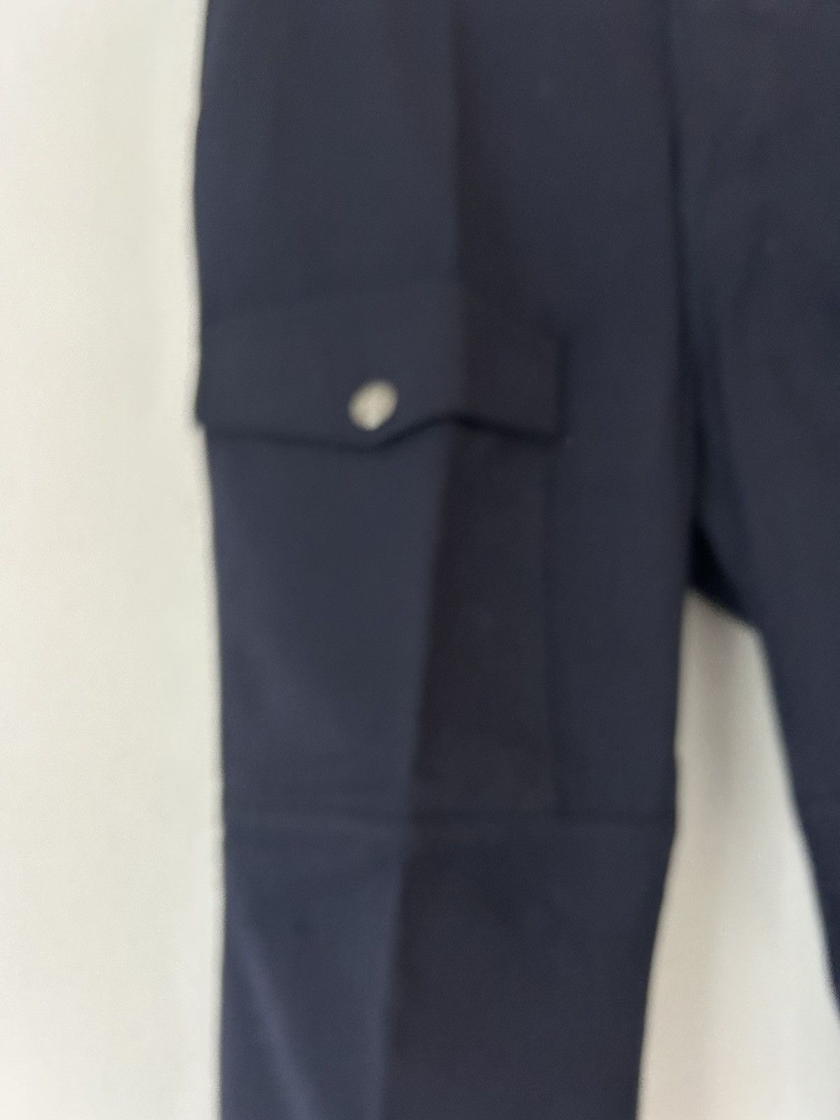 Brunello Cucinelli Brunello Cucinelli Navy Wool Cargo Trousers Size US 34 / EU 50 - 5 Thumbnail