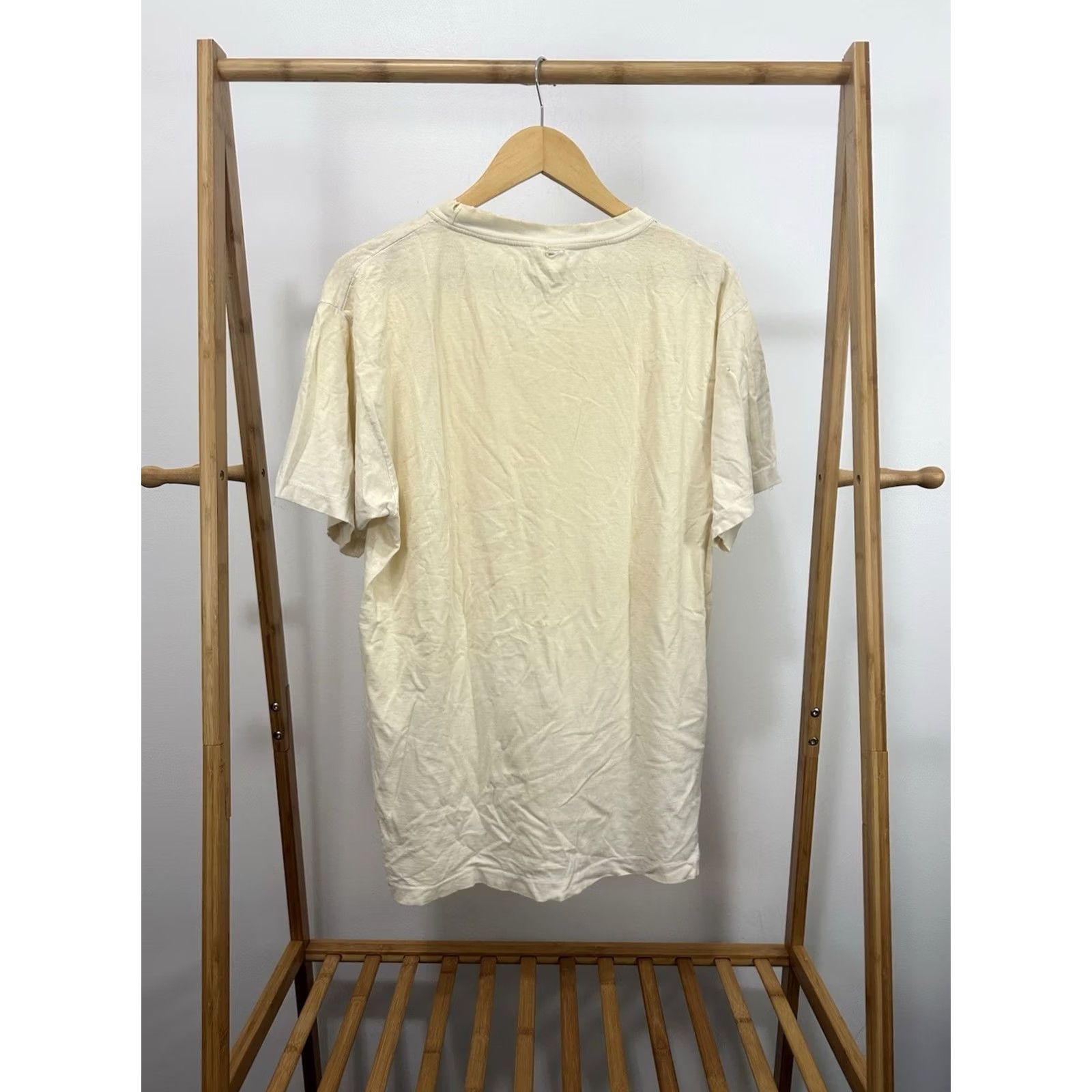 Vintage VTG Sailors Song Ken Kesey Signed T-Shirt Distressed Cream L Mens XP? Size US XL / EU 56 / 4 - 2 Thumbnail