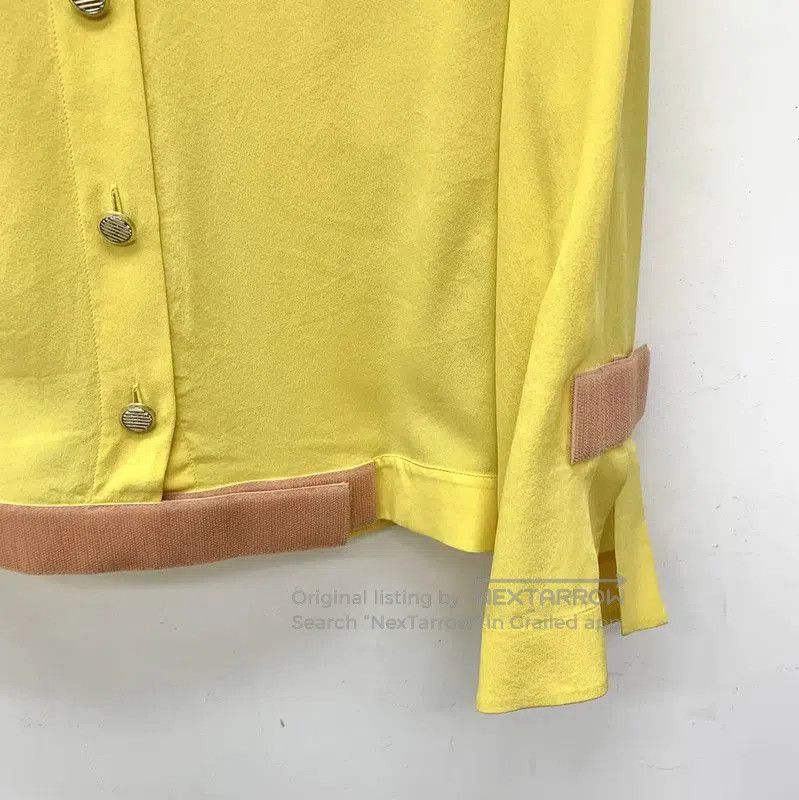 Chanel Chanel Yellow Silk Women's Shirt . Size XS / US 0-2 / IT 36-38 - 4 Thumbnail
