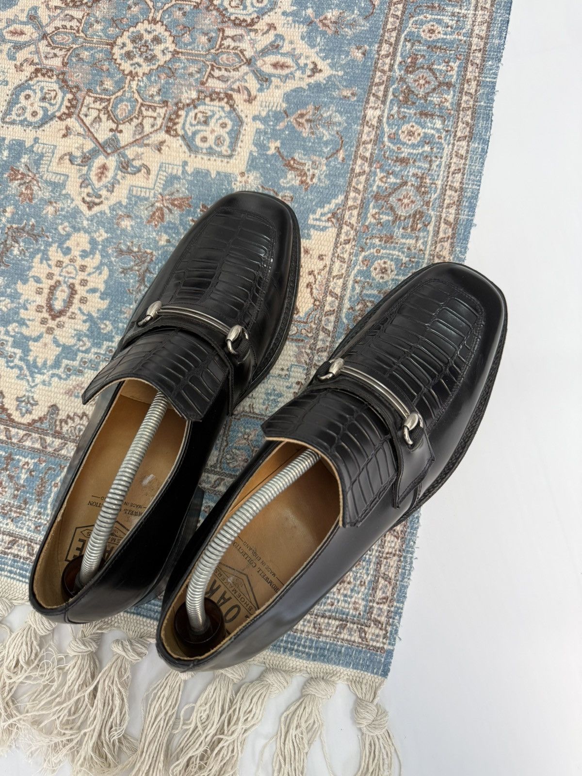 Loake Loake Cromwell Black Leather Loafers Size US 11 / EU 44 - 4 Thumbnail
