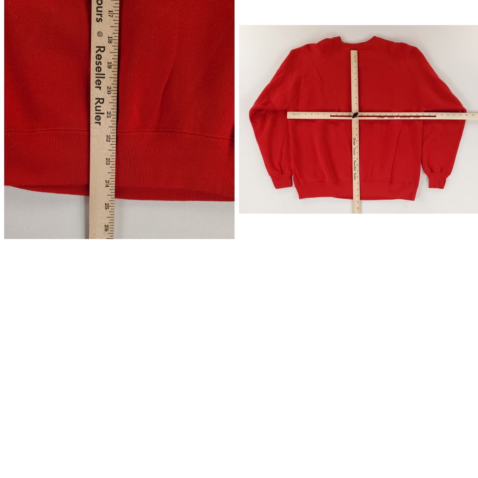 Tultex VINTAGE Disney Mickey Mouse Sweatshirt Tultex Velva Sheen Made USA Mens L Red 90s Pullover Size US L / EU 52-54 / 3 - 8 Thumbnail