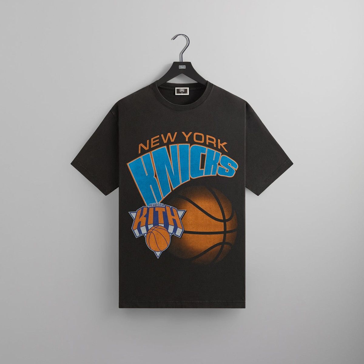 Kith × NBA Kith x New York Knicks Luster Vintage Tee | Grailed