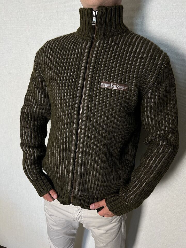 Dolce & Gabbana Dolce&Gabbana Cardigan Lining Lamb Fur Brown Size M Size US M / EU 48-50 / 2 - 2 Thumbnail