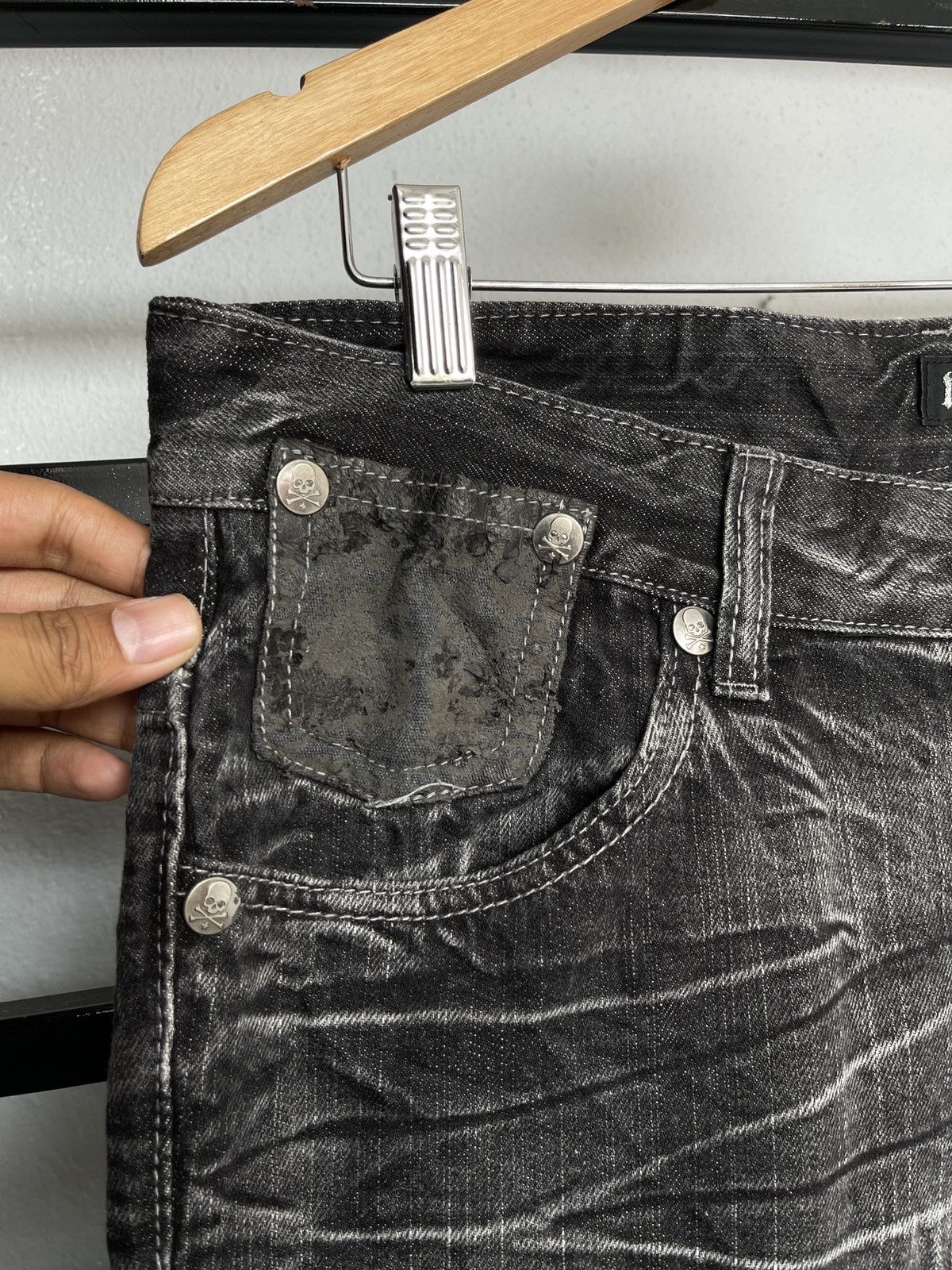 If Six Was Nine Wild Life Punk Style Denim Size US 34 / EU 50 - 6 Thumbnail