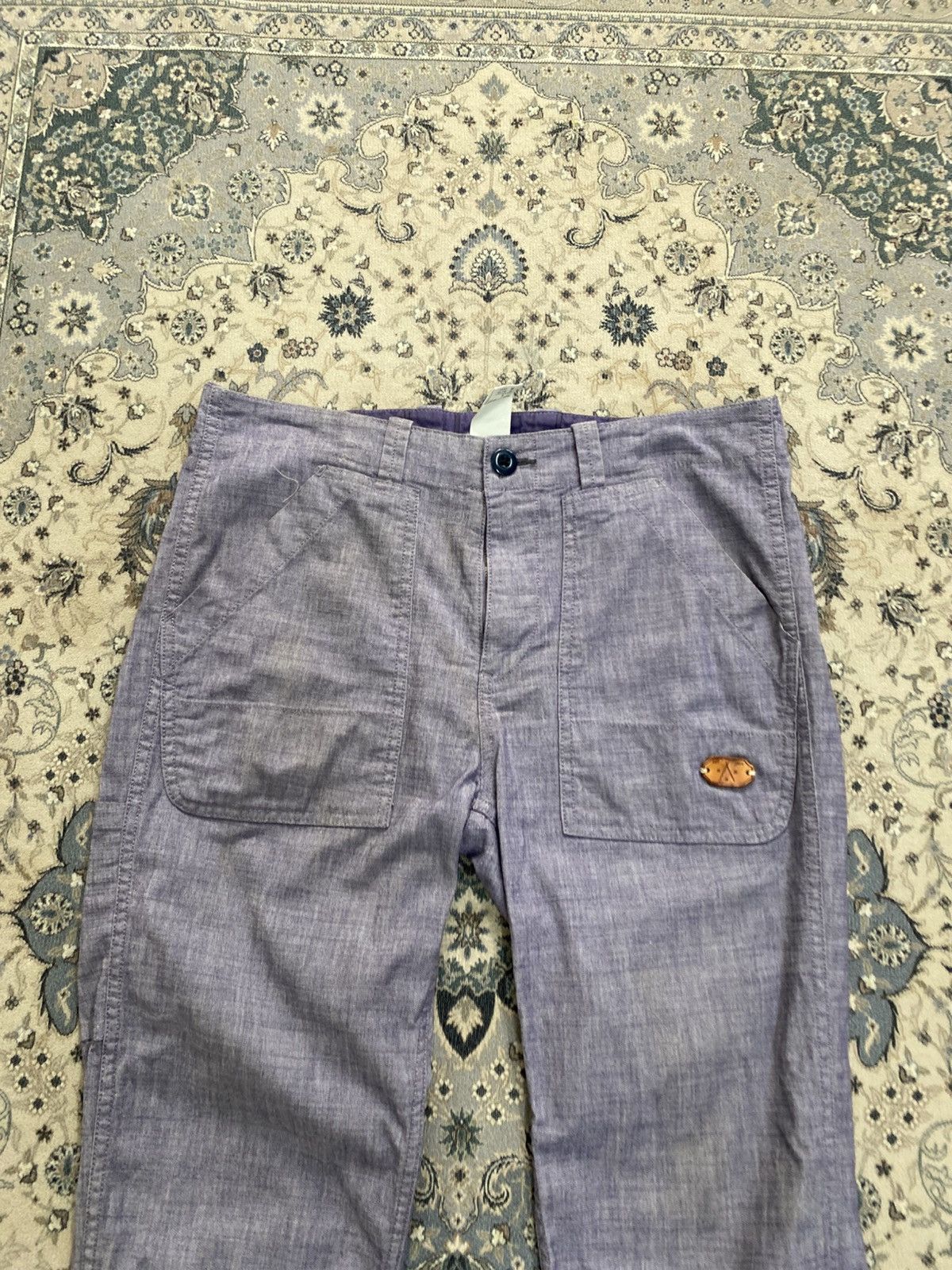 Japanese Brand HAKU JAPAN LINEN PANTS LGB HYSTERIC Size US 35 - 2 Thumbnail