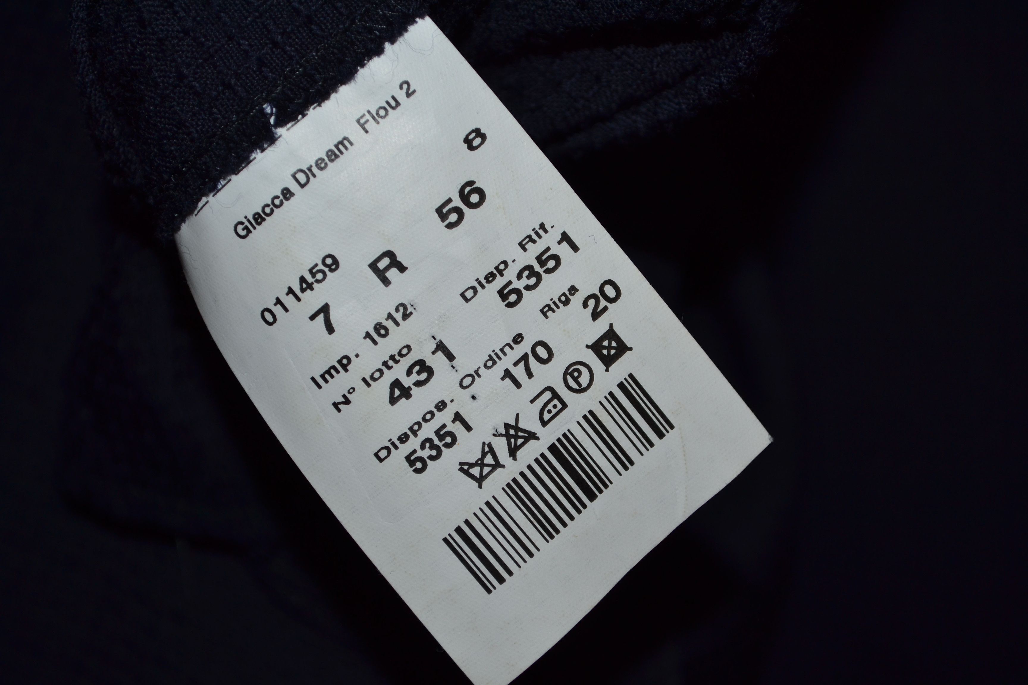 Tombolini Tombolini Dream Flou 2 Navy Blue Sport Coat Blazer 56 46R Size 46R - 4 Thumbnail