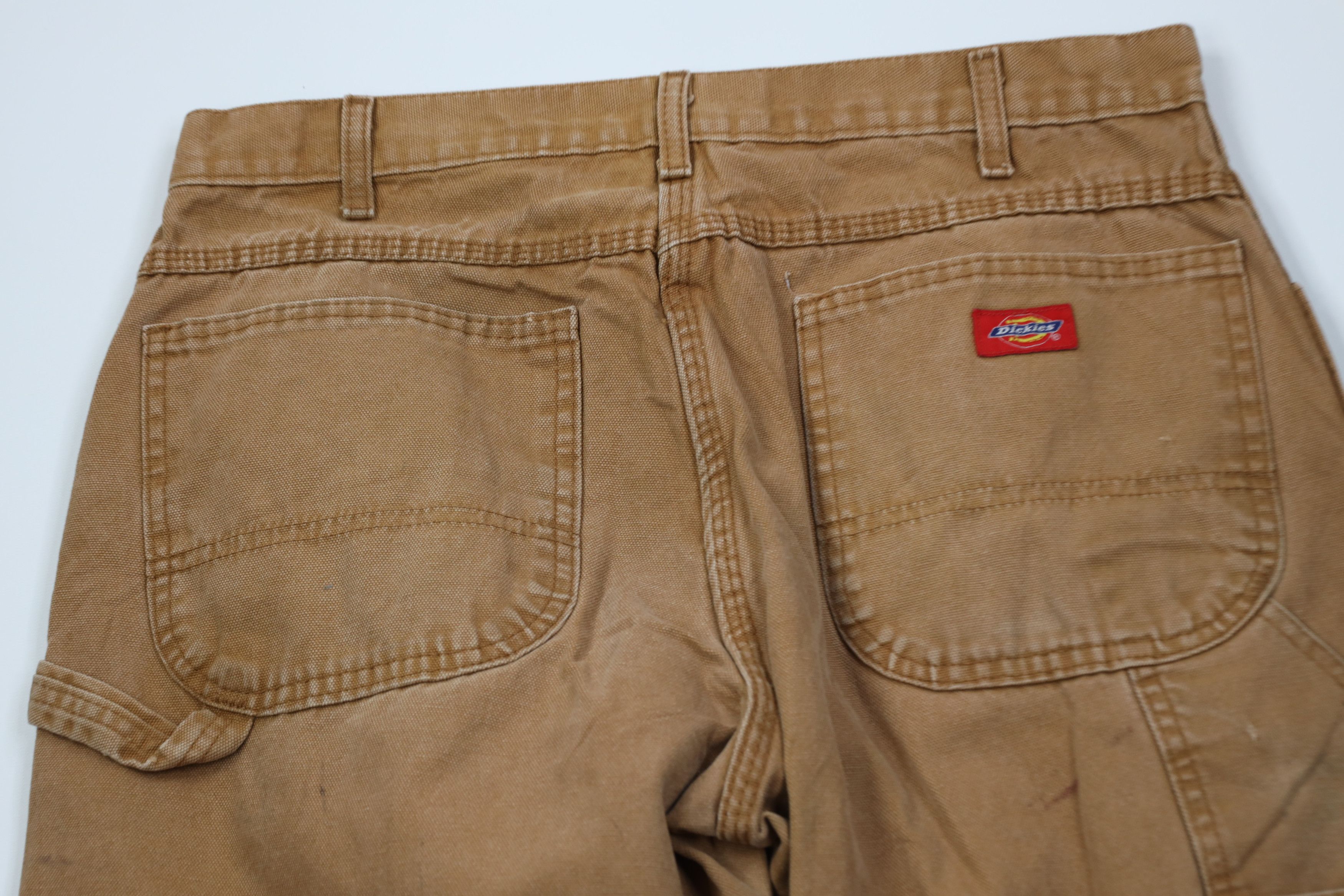 Dickies Vintage Y2K Dickies Wide Leg Dungaree Pants Duck Brown Size US 34 / EU 50 - 12 Thumbnail