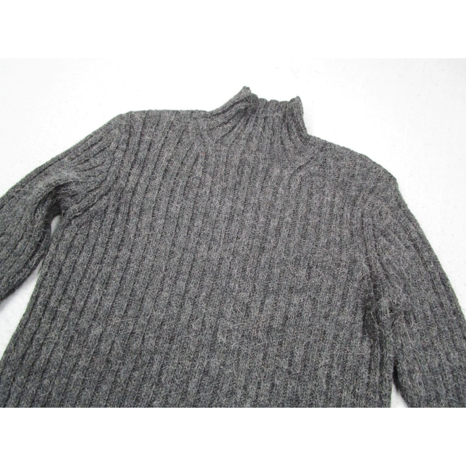 Ralph Lauren VINTAGE Lauren Ralph Lauren Sweater Women Small Gray Wool Alpaca Pullover Size S / US 4 / IT 40 - 2 Thumbnail