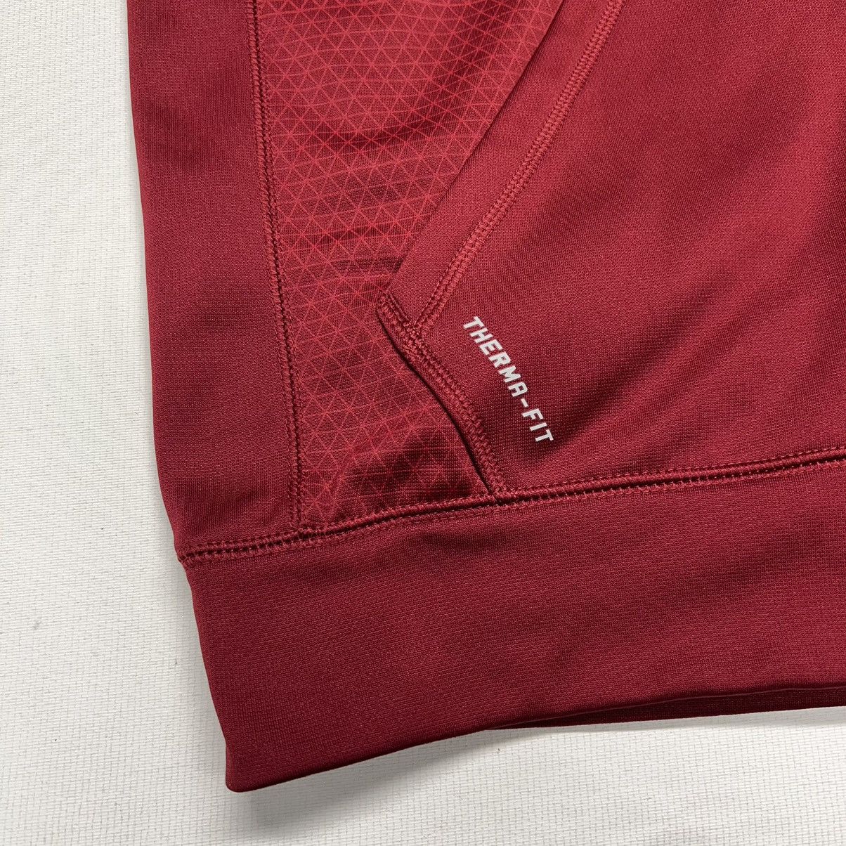 Nike Nike Hoodie Red Therma-Fit Zip Sweatshirt Sweater Fleece Size US M / EU 48-50 / 2 - 3 Thumbnail
