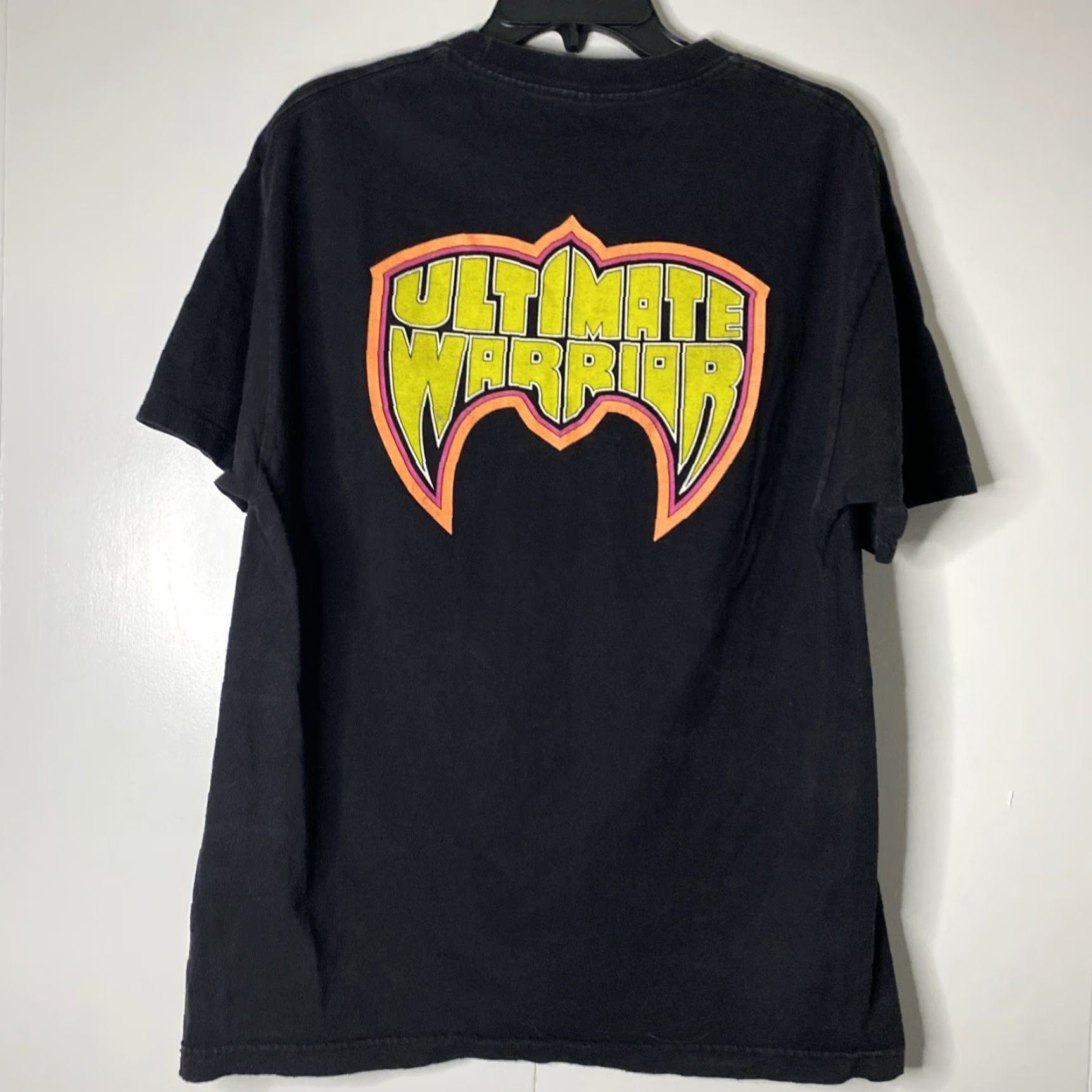 Doublet VINTAGE Ultimate Warrior Wrestling T Shirt Double Sided Mens Large L Black Short Sleeve Cotton WWE Size US L / EU 52-54 / 3 - 3 Thumbnail