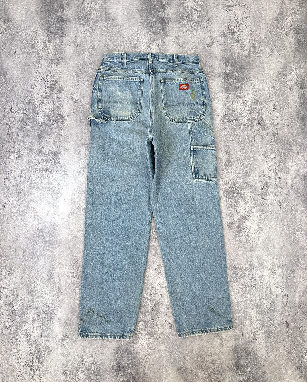 Dickies Vintage Dickies Light Blue Denim Carpenter USA Work Pants Size US 34 / EU 50 - 1 Thumbnail