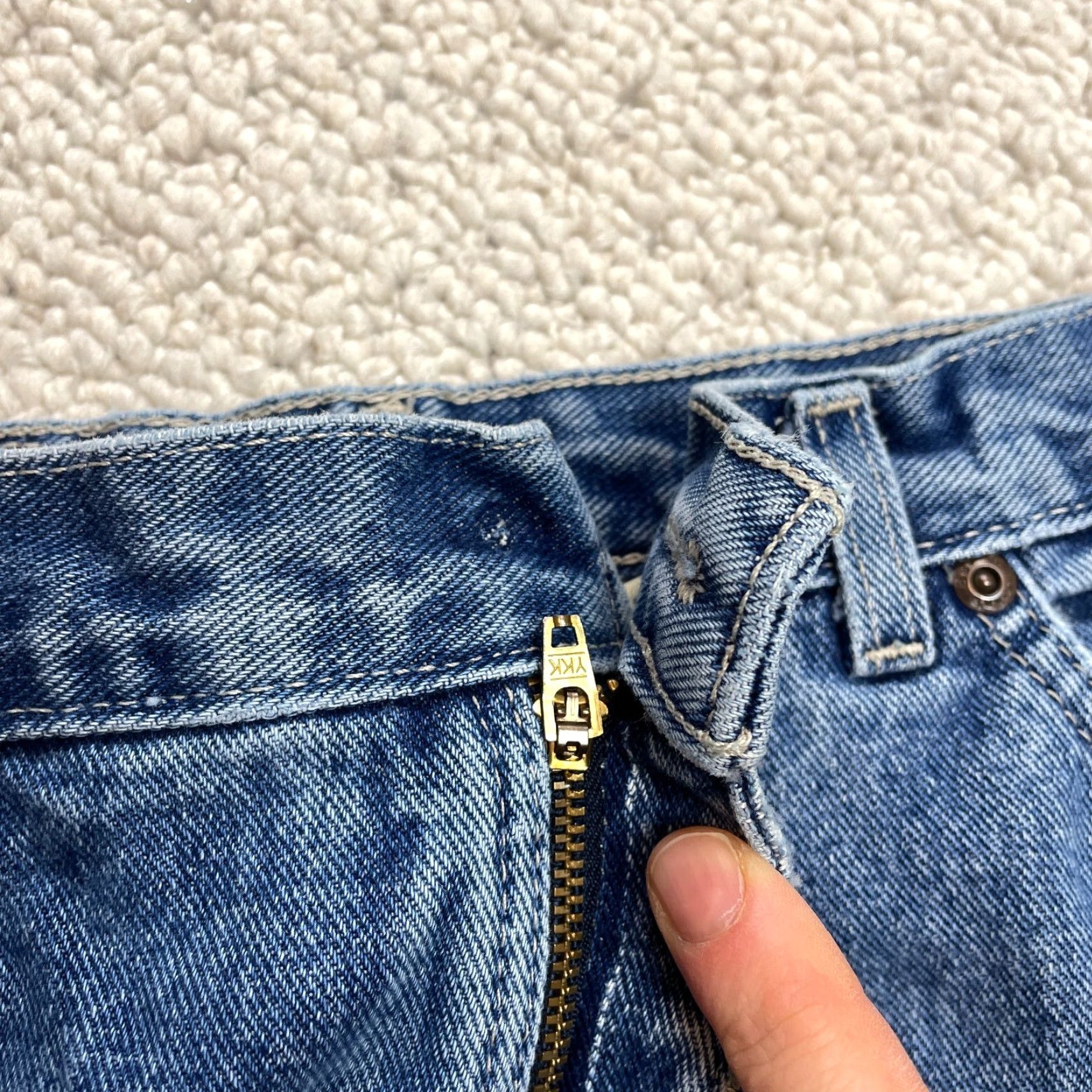 Vintage St John's Bay Jeans Mom Jeans Womens 12 Blue Denim Straight 28x29 High Rise Pant Size 34" / US 12 / IT 48 - 6 Thumbnail