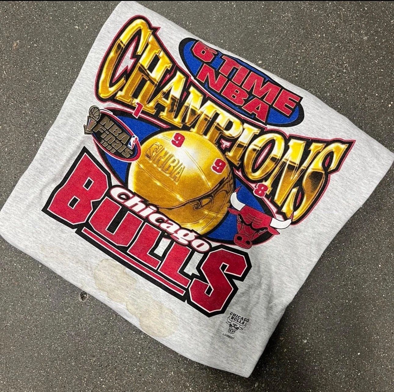NBA 1998 chicago bulls nba champions tee vintage size xxl Size US XXL / EU 58 / 5 - 1 Thumbnail