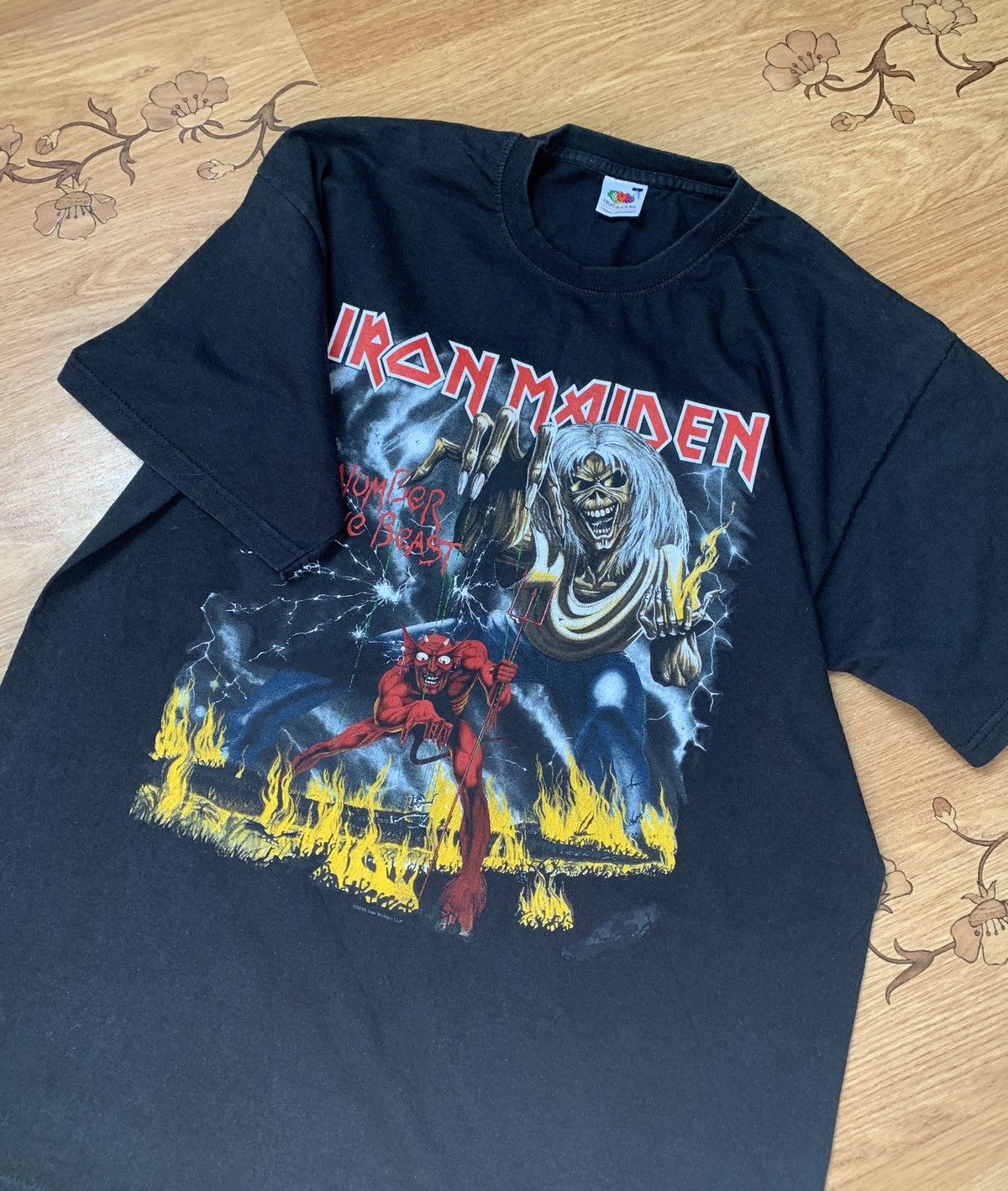Fruit Of The Loom Iron Maiden The Number Of The Beast 2010 T Shirt Tee Size US L / EU 52-54 / 3 - 10 Thumbnail