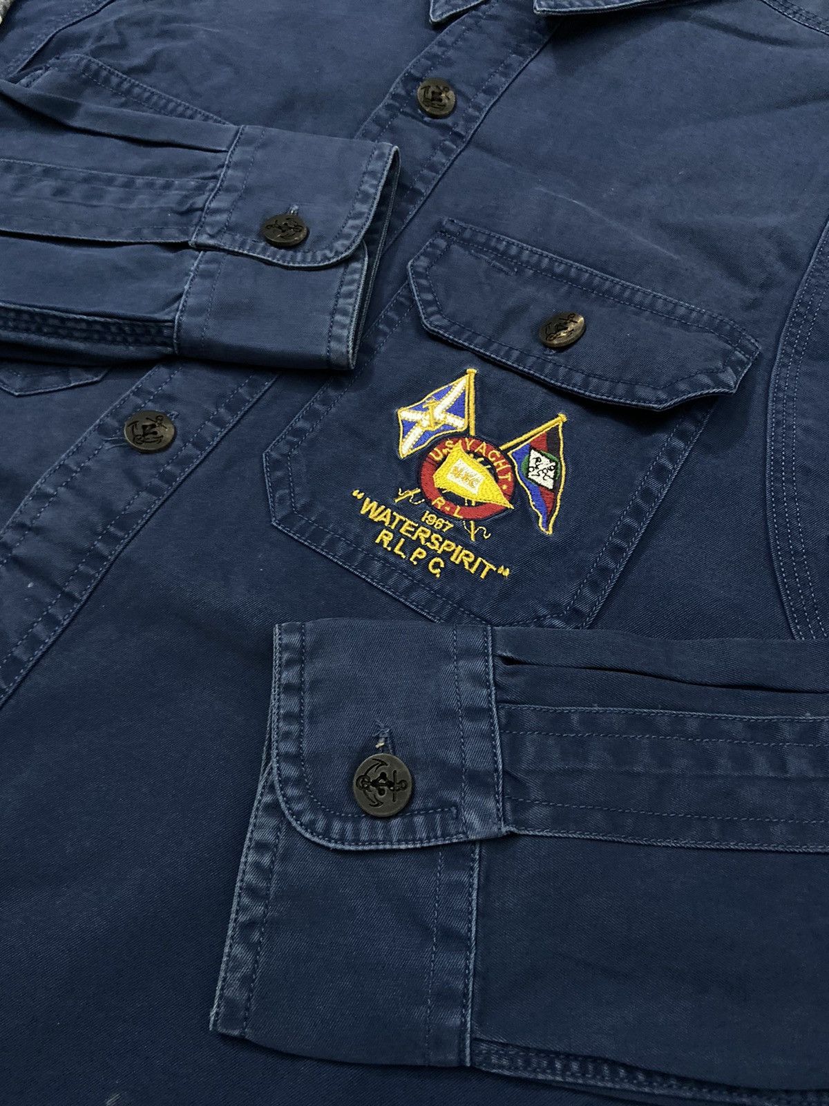 Designer Polo Ralph Lauren Vintage Shirts Button Up Size US S / EU 44-46 / 1 - 2 Thumbnail