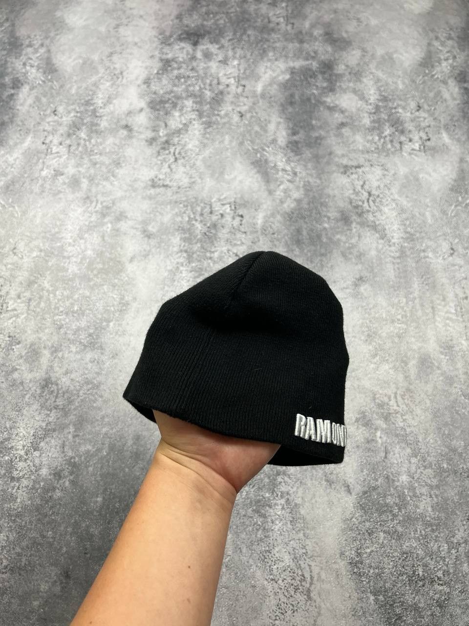 Vintage Vintage Ramones Logo Spell Out Beanie Size ONE SIZE - 6 Thumbnail
