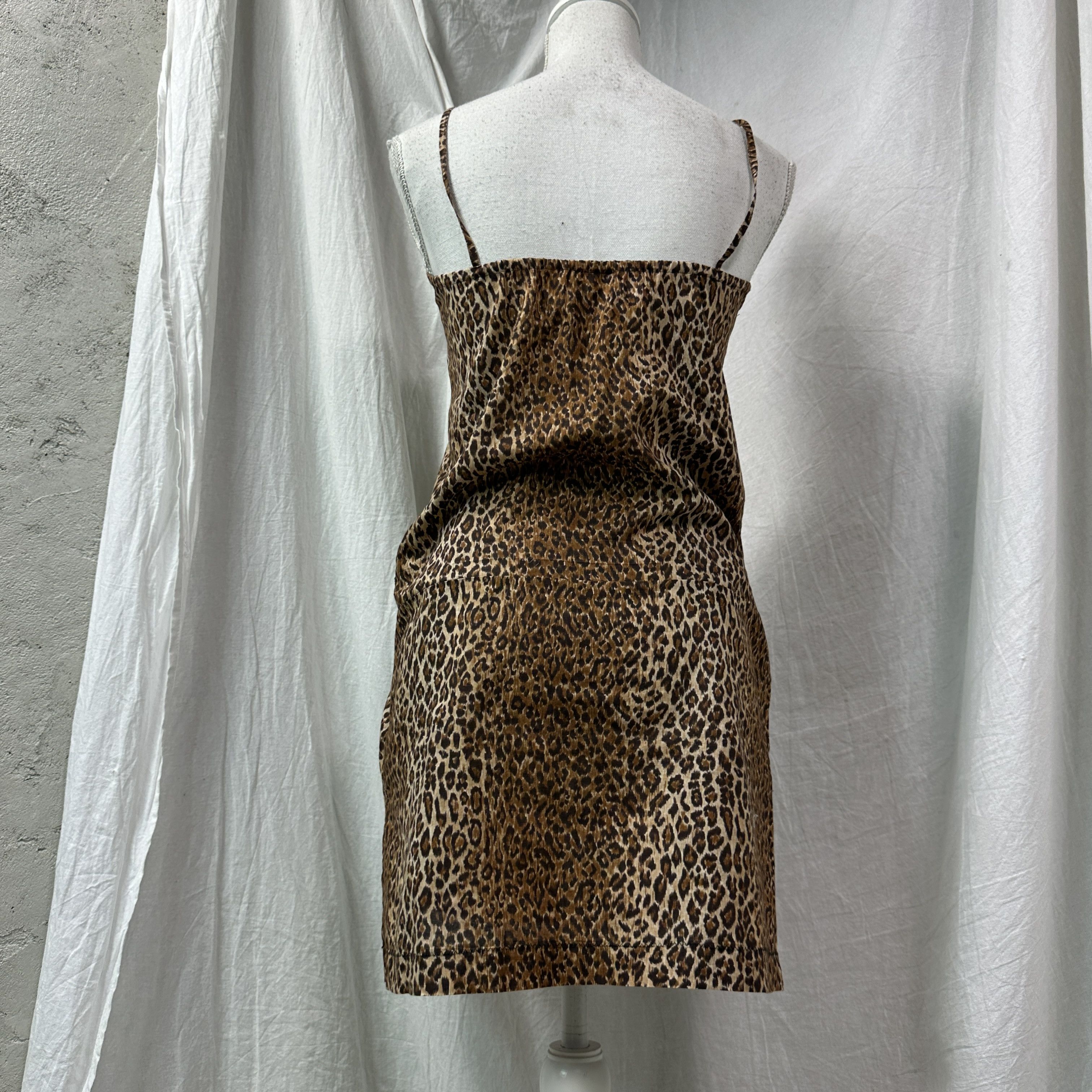 Dolce & Gabbana Vintage Avant Garde Dolce & Gabbana Cheetah Print Dress Y2K Size S / US 4 / IT 40 - 5 Thumbnail