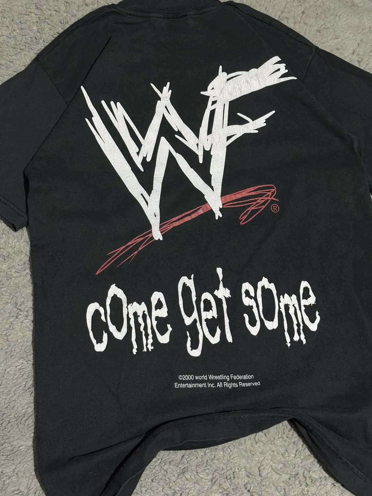 Band Tees Vintage 2000 The Rock WWF T-Shirt Size US S / EU 44-46 / 1 - 6 Thumbnail