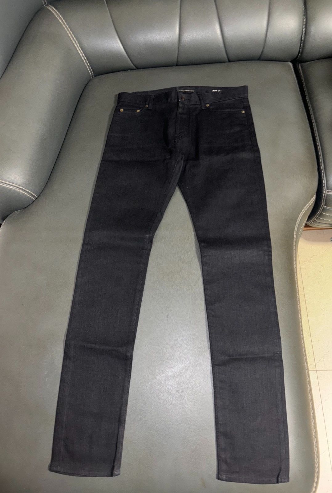 Saint Laurent Paris Saint Laurent SLP 2016FW Black Tight Jeans Size US 31 - 1 Thumbnail