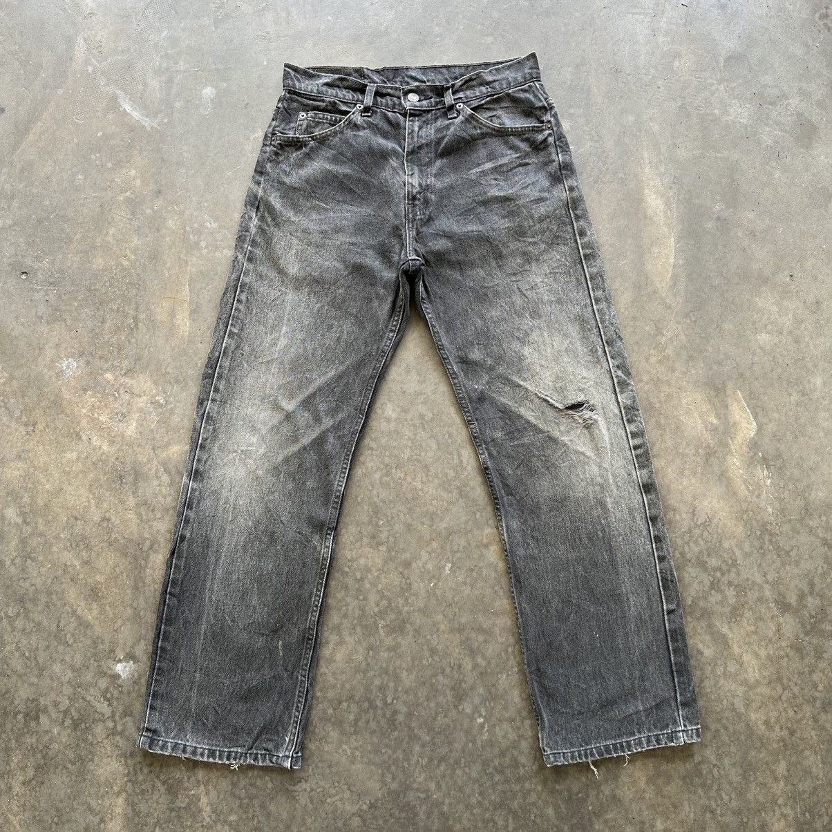 Japanese Brand Vintage Levis’s 612 Faded Black Denim Jean Pant W30 Size US 30 / EU 46 - 1 Thumbnail