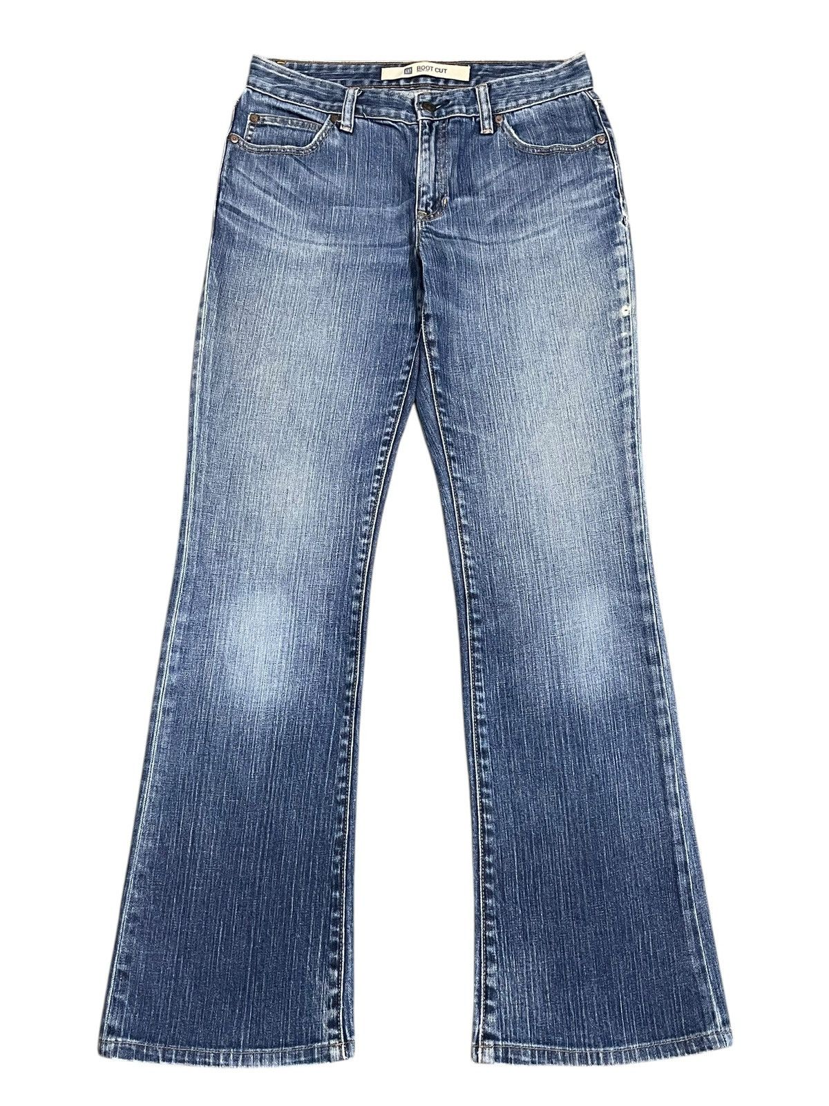 Gap × Yeezy Vintage Y2K Gap Bootcut Strech Denim Blue Washed Jeans Size 30" / US 8 / IT 44 - 6 Thumbnail