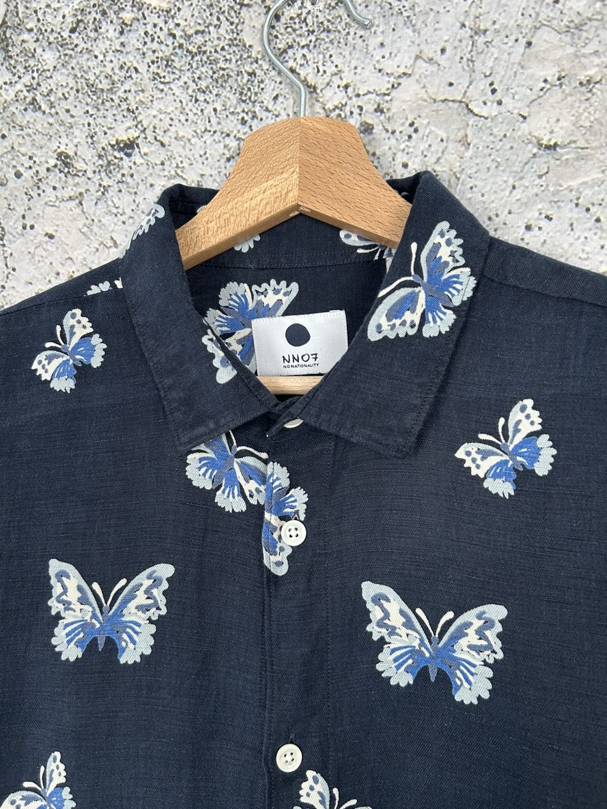 NN07 NN07 Scandinavia Butterfly Shirt Streetwear Premium Designer Size US M / EU 48-50 / 2 - 3 Thumbnail