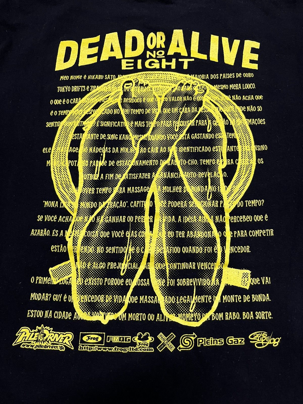 Japanese Brand × Vintage RARE Vintage Dead Or Alive Naked Girl Design Tee 🇯🇵 Size US L / EU 52-54 / 3 - 10 Thumbnail