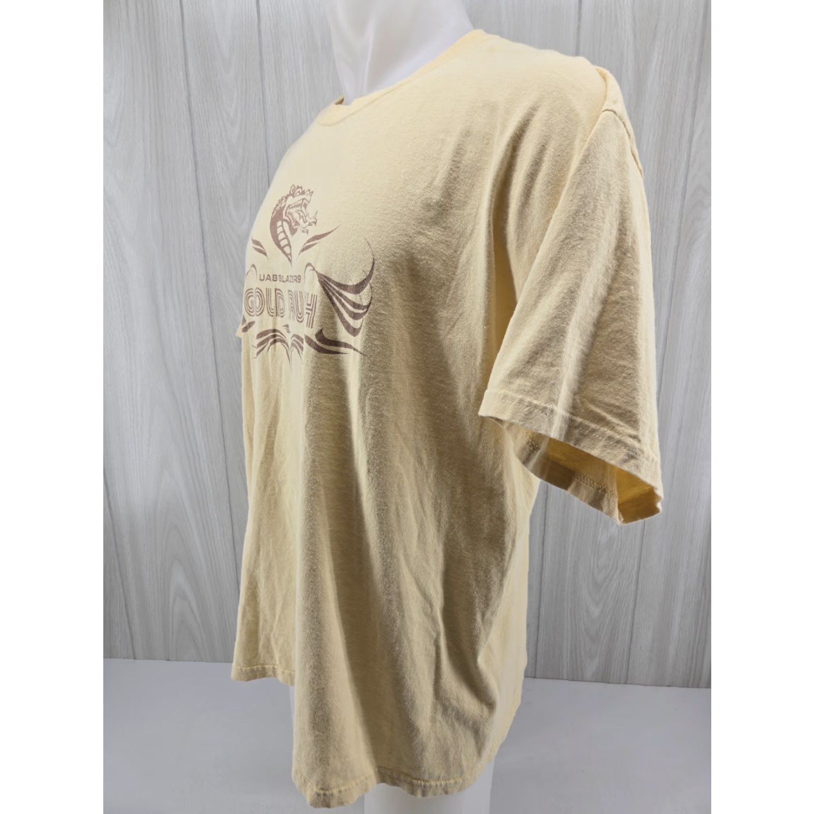 Gildan UAB Blazers Gold Rush Yellow Shirt Mens XL College T-Shirt Gildan Size US XL / EU 56 / 4 - 4 Thumbnail