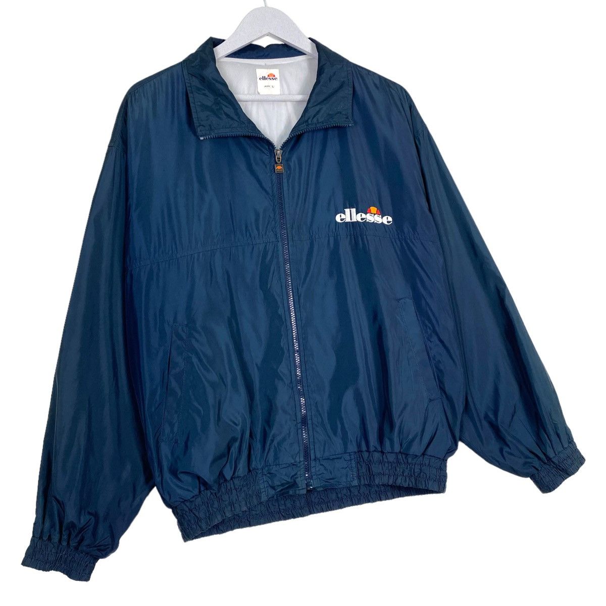 Ellesse × Vintage 💥ELLESSE SPORT ZIP WINDBREAKER JACKET Size US L / EU 52-54 / 3 - 3 Thumbnail