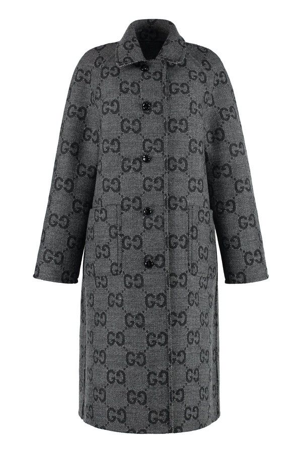 Gucci RRP $5500 NWT Gucci GG Reversible Wool Coat Monogram Size S / US 4 / IT 40 - 5 Thumbnail