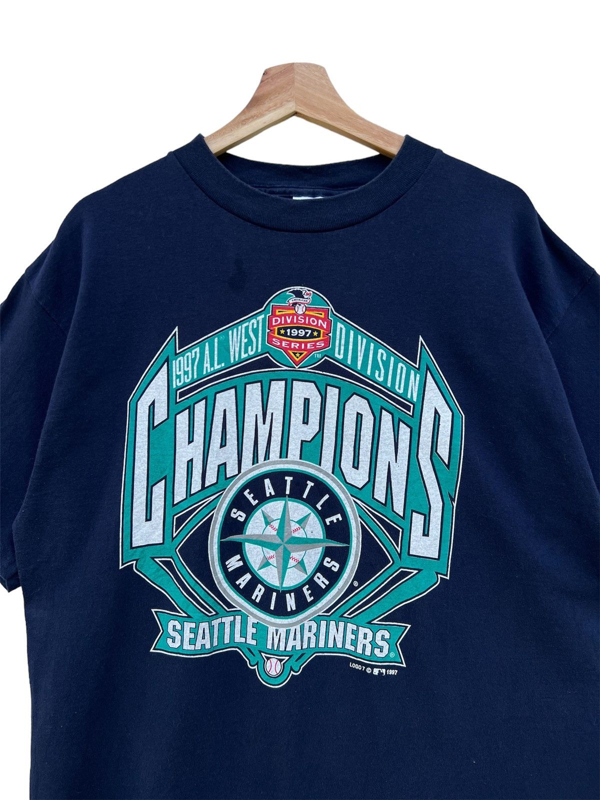 Logo 7 Vintage Division Siries Seattle Mariners Baseball Size US XL / EU 56 / 4 - 2 Thumbnail