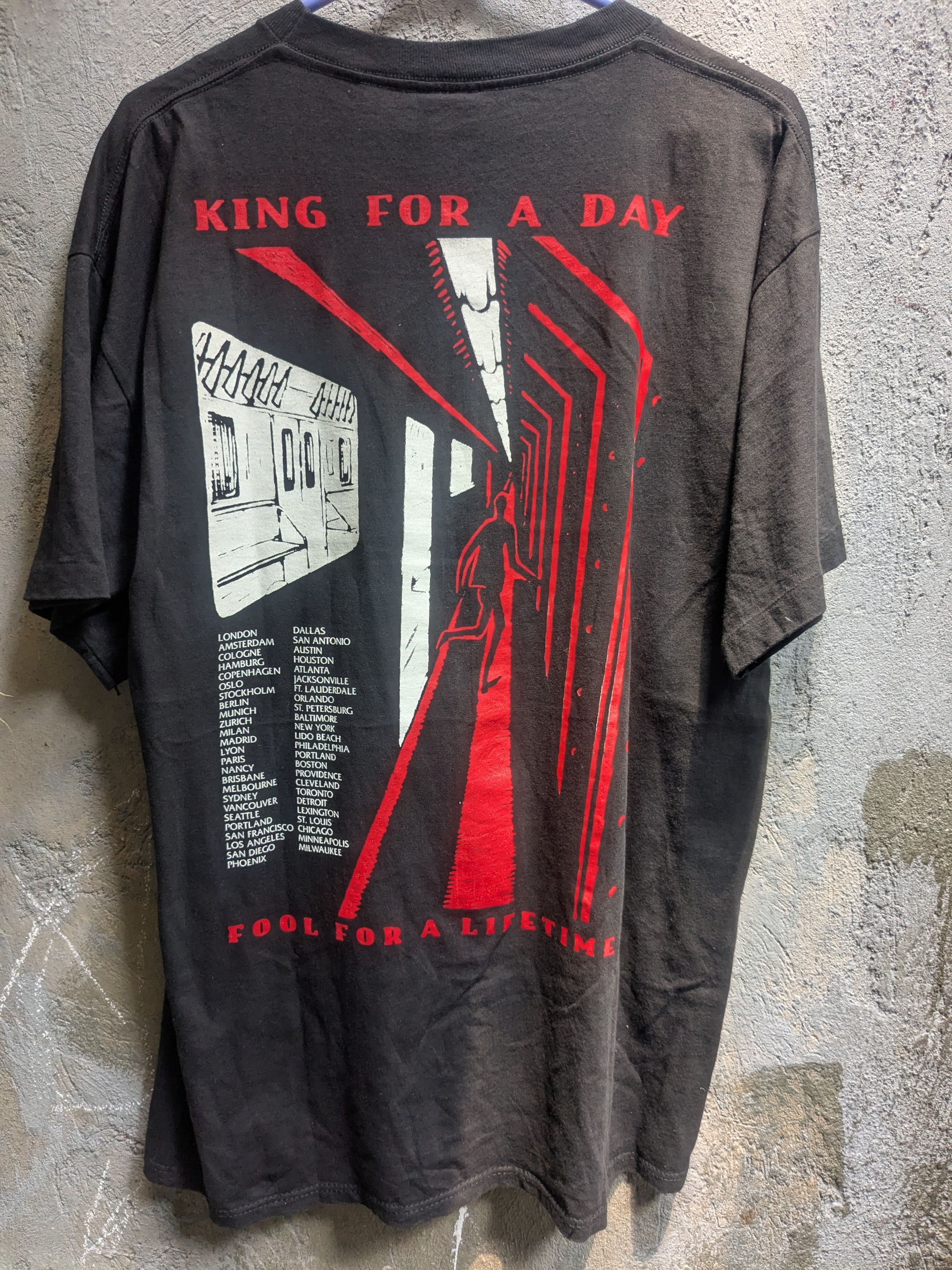Vintage Faith no more King for a day Fool for a lifetime tour Size US XL / EU 56 / 4 - 7 Thumbnail