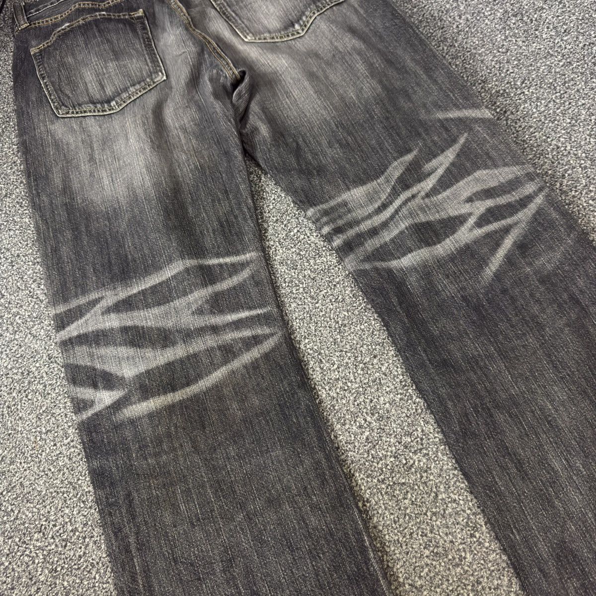 Undercover × Uniqlo 🔥 Vintage 90s Japanese Uniqlo S002 UJ Distressed Black Faded Size US 34 / EU 50 - 9 Thumbnail