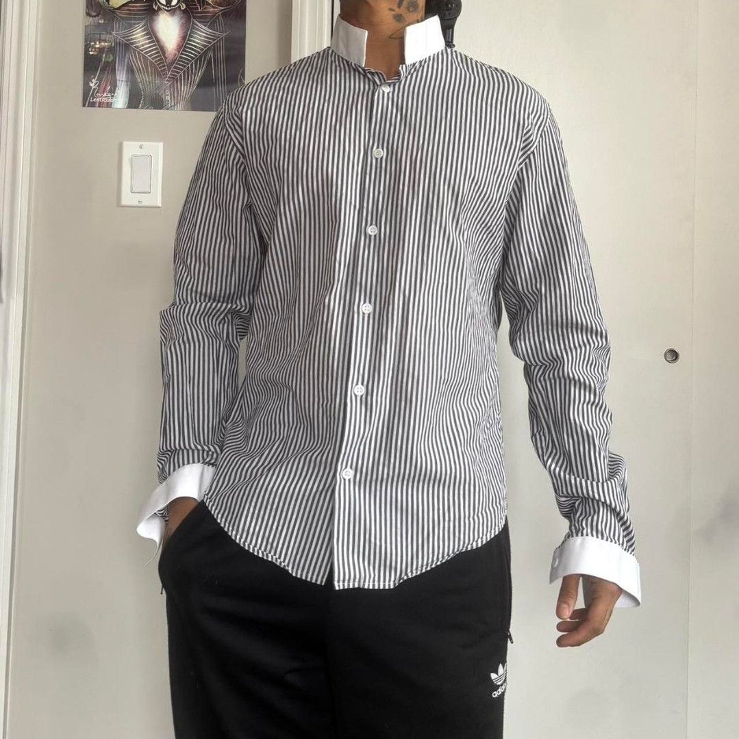 Dior Hedi Slimane stand collar shirt Size US S / EU 44-46 / 1 - 12 Thumbnail